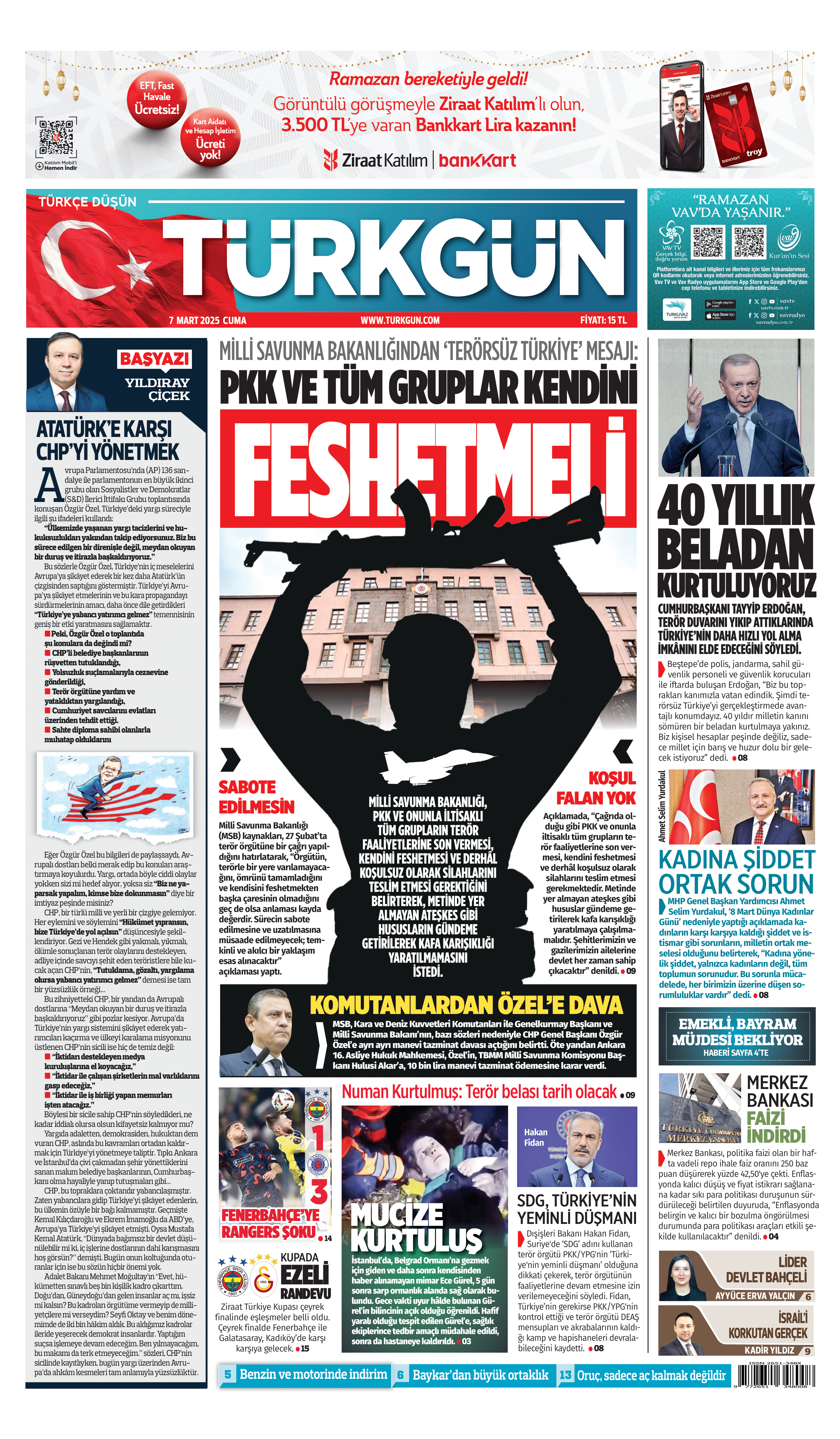 https://www.turkgun.com/Türkgün Gazetesi 7 Mart 2025