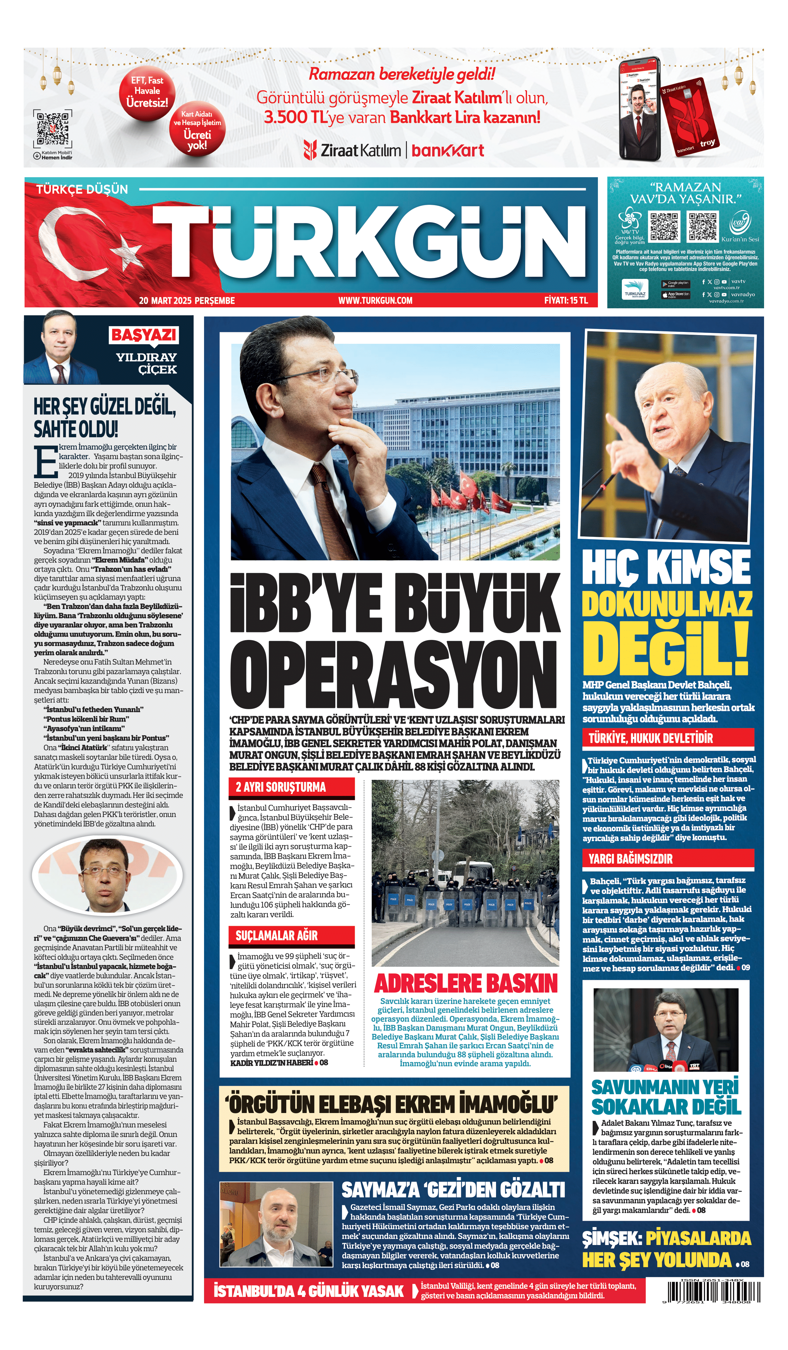 https://www.turkgun.com/Türkgün Gazetesi 20 Mart 2025