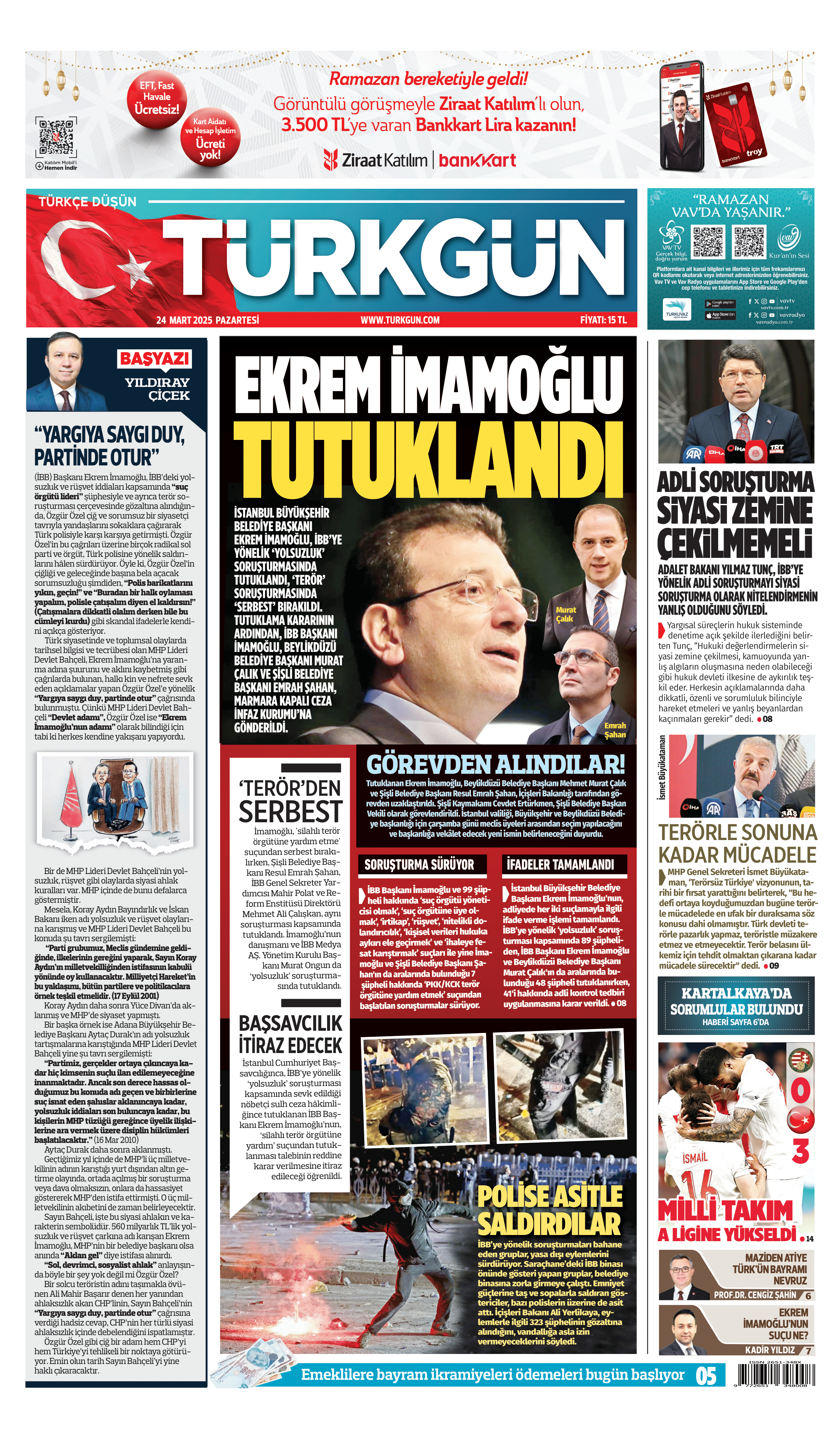 https://www.turkgun.com/Türkgün Gazetesi 24 Mart 2025