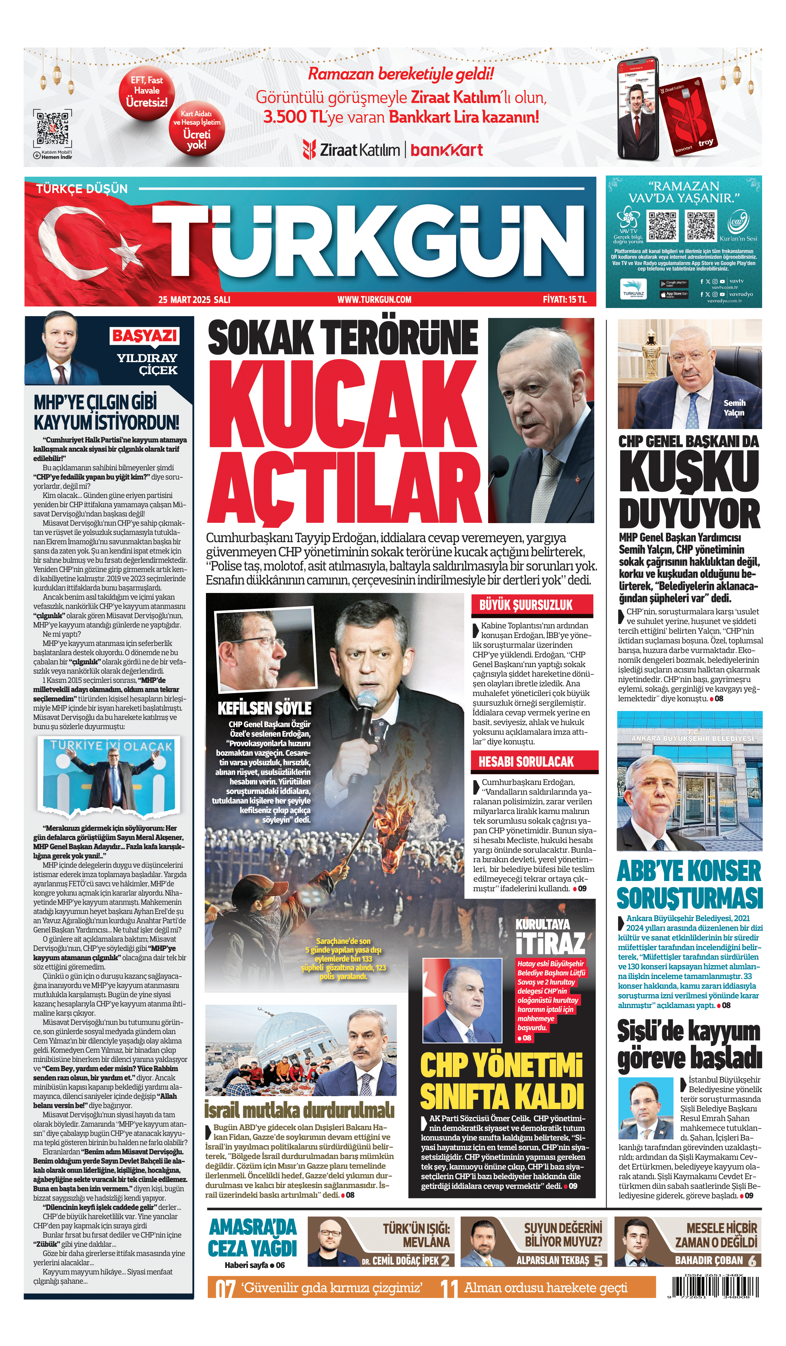 https://www.turkgun.com/Türkgün Gazetesi 25 Mart 2025