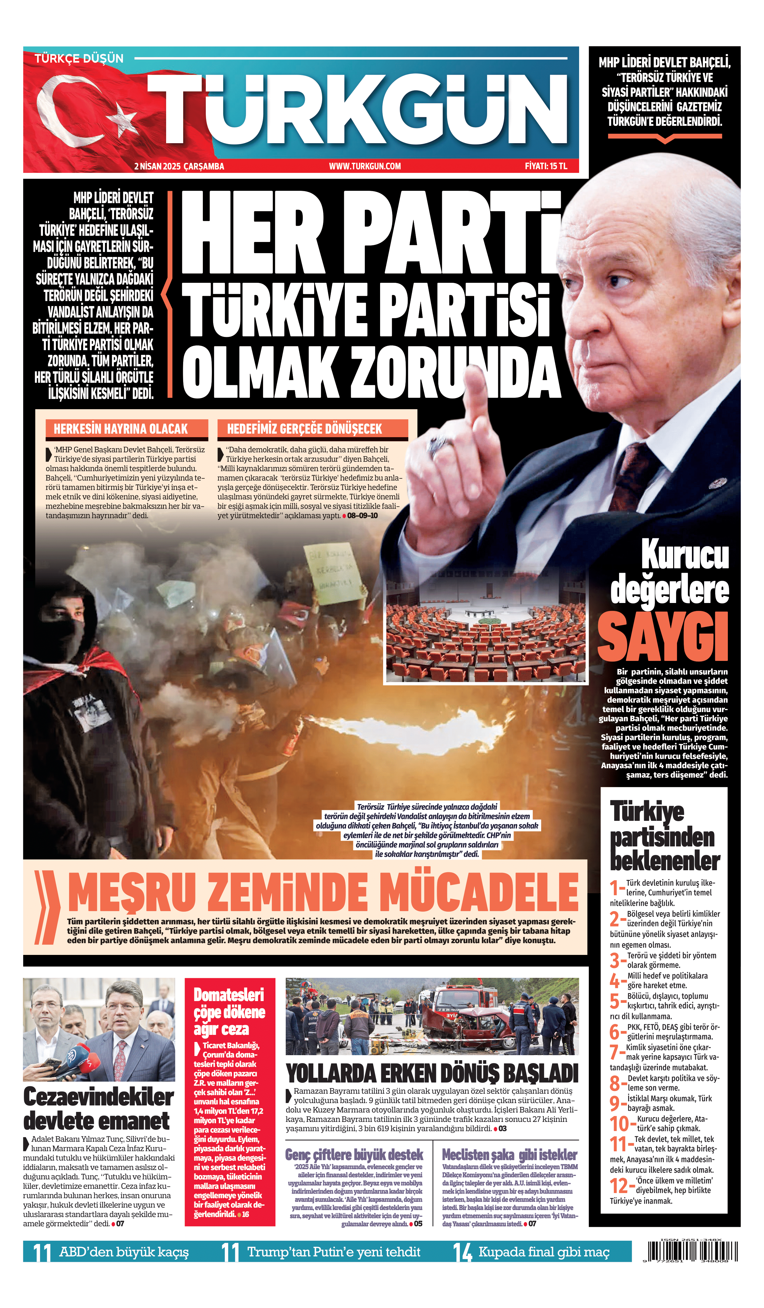 https://www.turkgun.com/Türkgün Gazetesi 2 Nisan 2025
