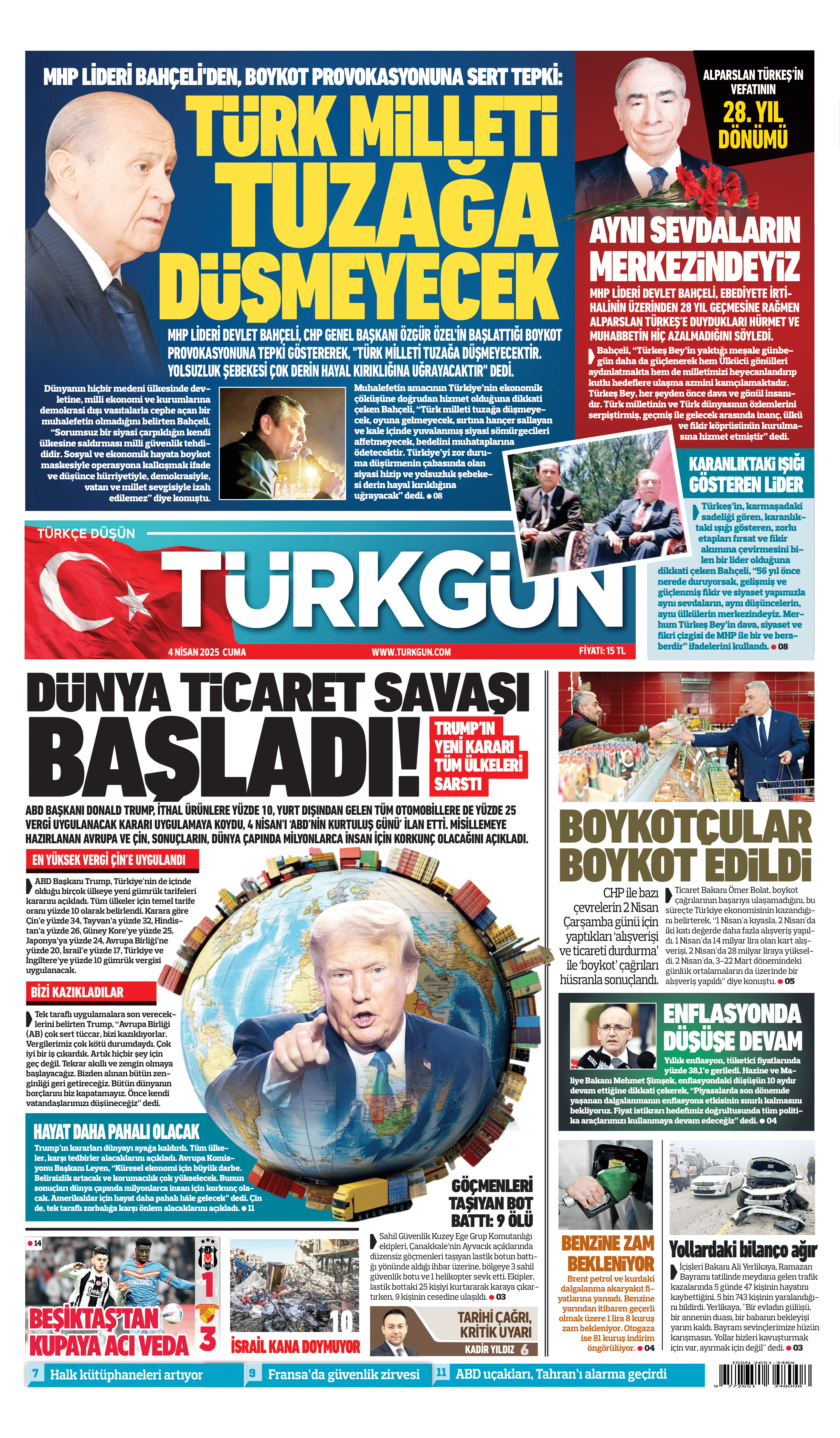 https://www.turkgun.com/Türkgün Gazetesi 4 Nisan 2025