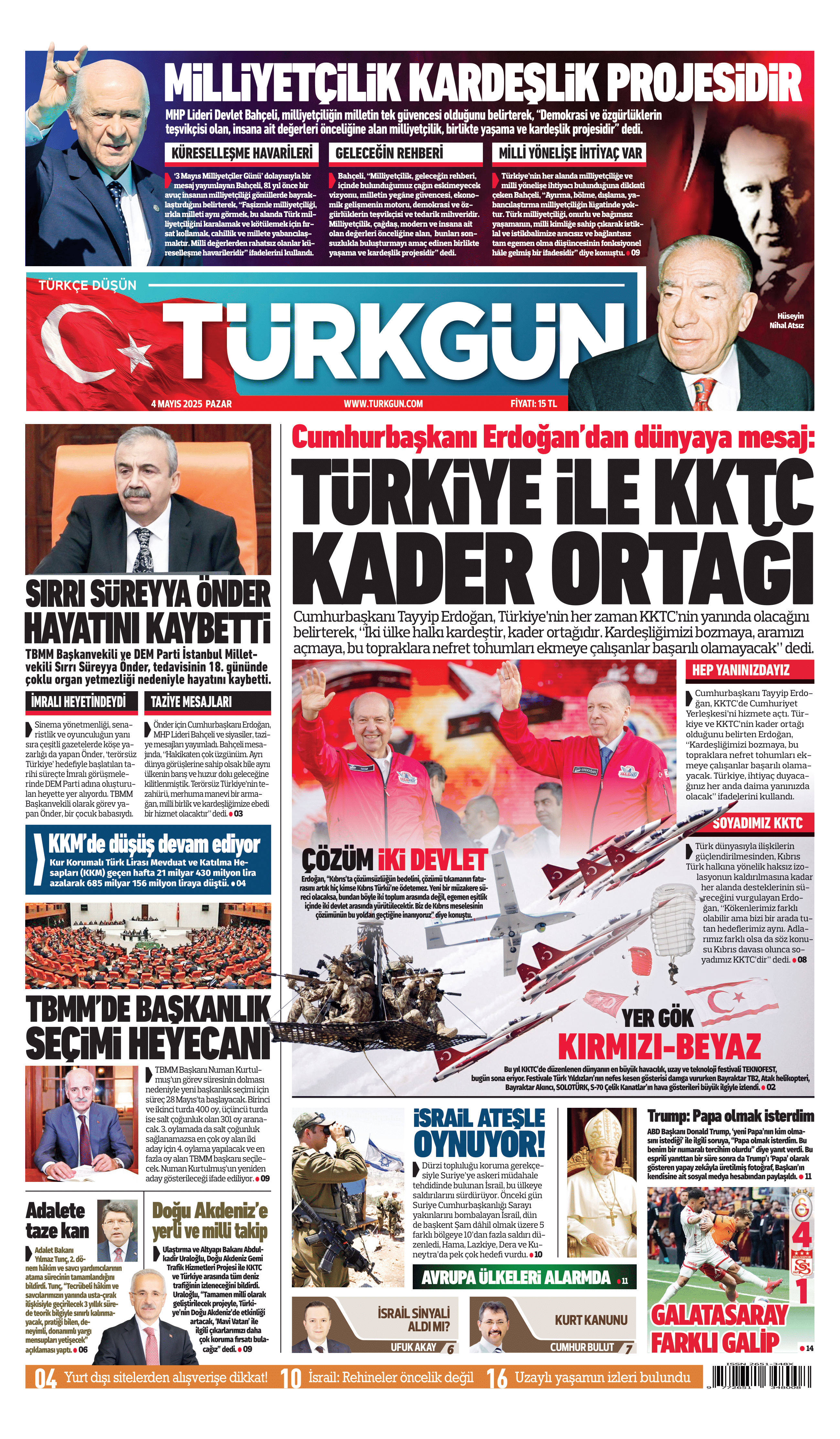 https://www.turkgun.com/Türkgün Gazetesi 4 Mayıs 2025
