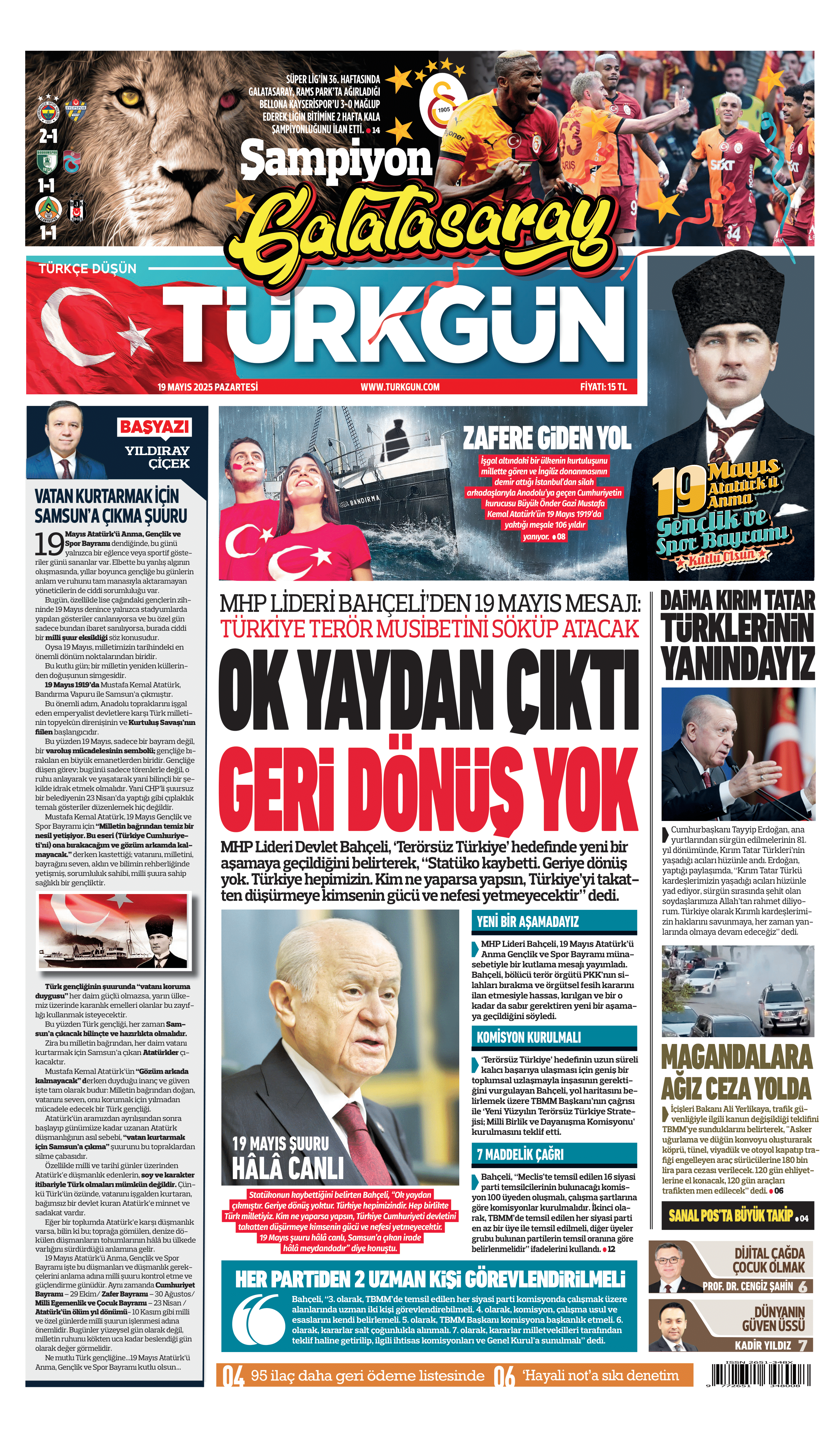 https://www.turkgun.com/Türkgün Gazetesi 19 Mayıs 2025