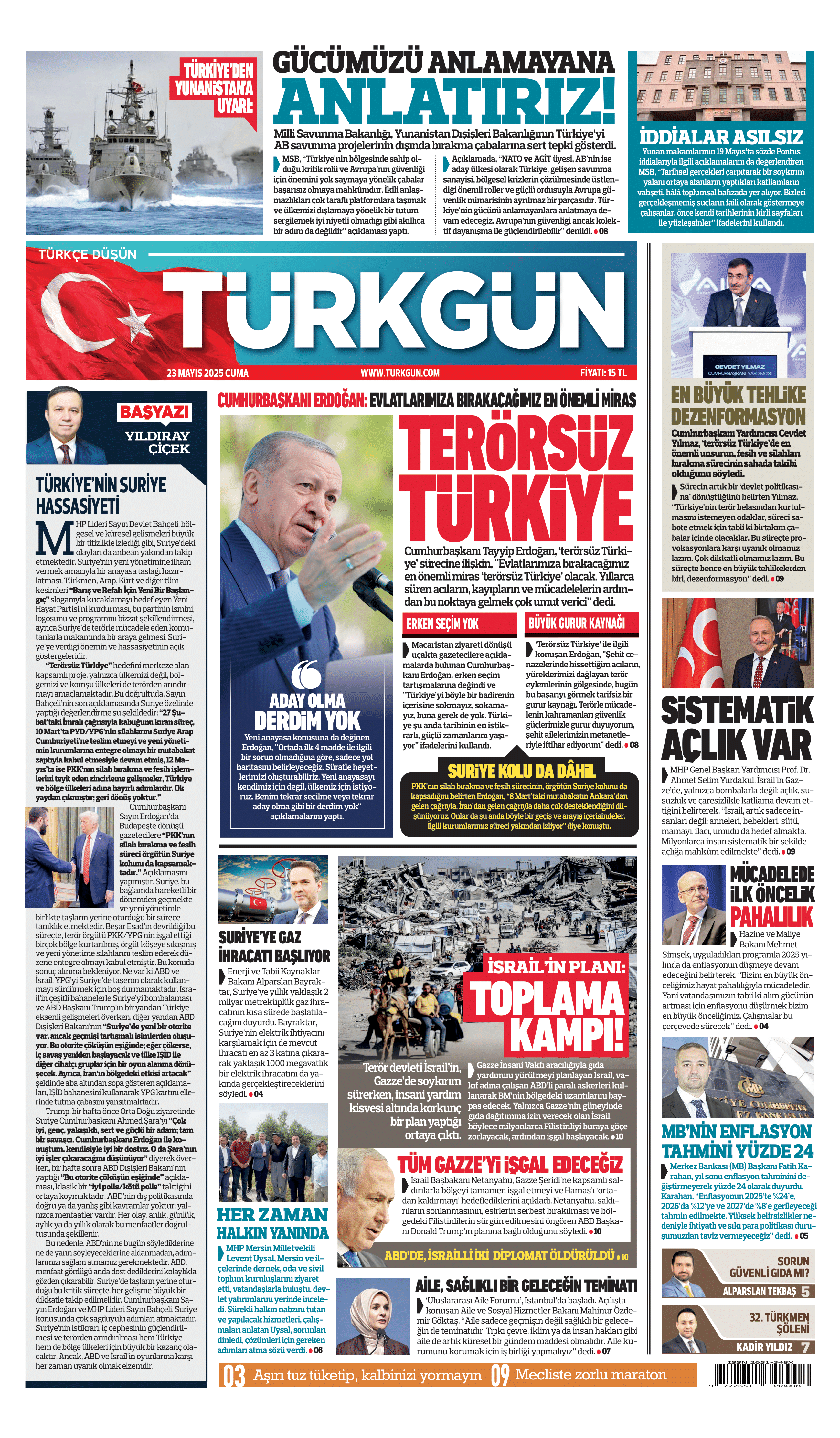https://www.turkgun.com/Türkgün Gazetesi 23 Mayıs 2025