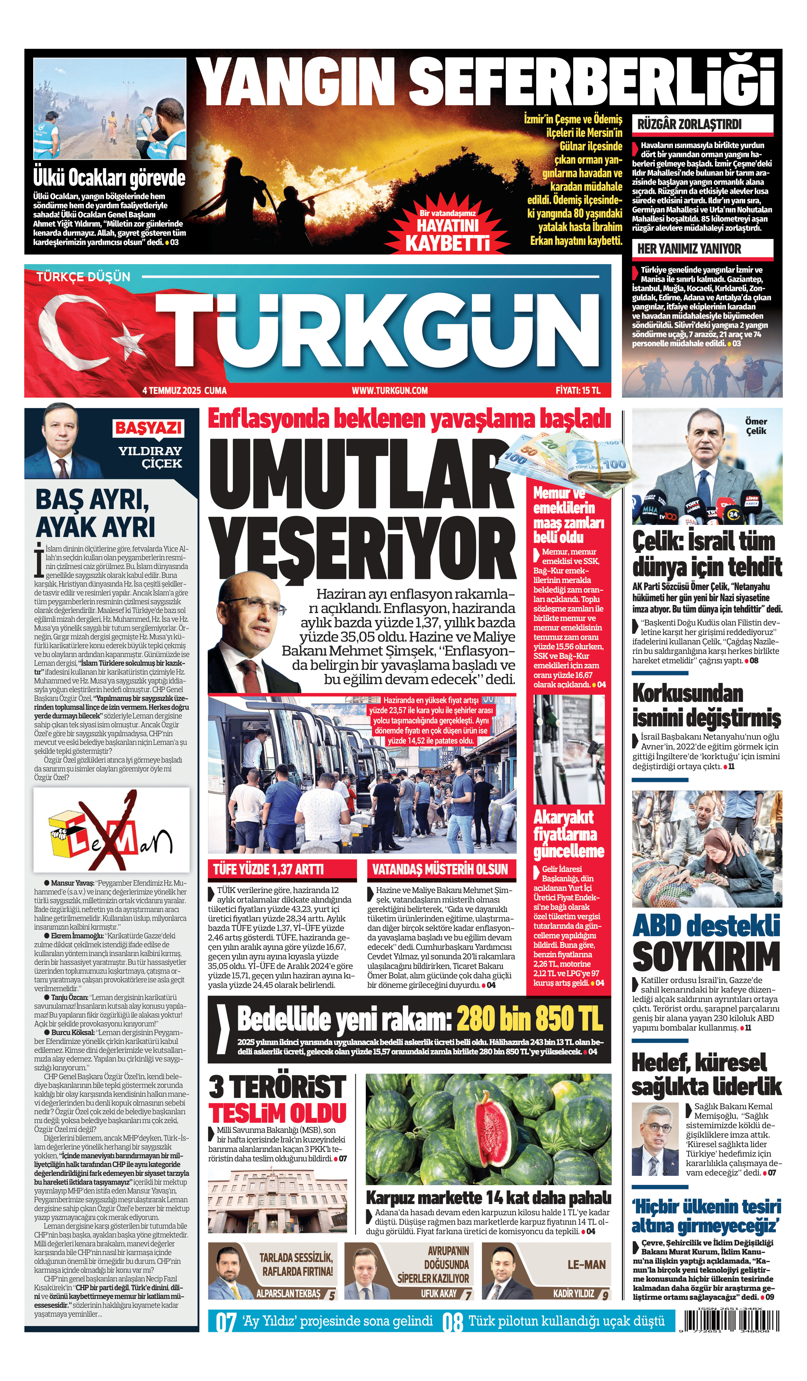 https://www.turkgun.com/Türkgün Gazetesi 04 Temmuz 2025
