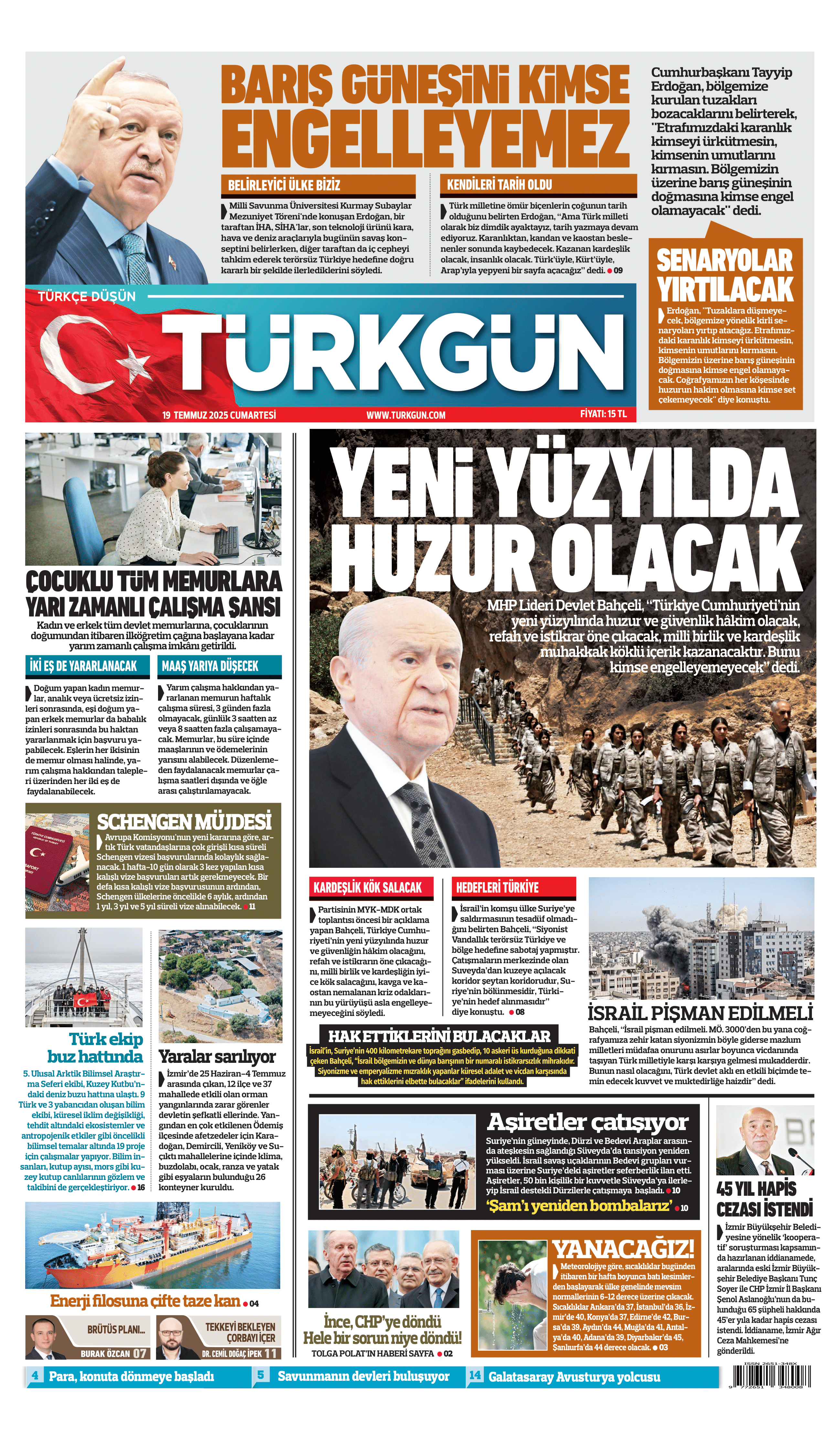 https://www.turkgun.com/Türkgün Gazetesi 19 Temmuz 2025