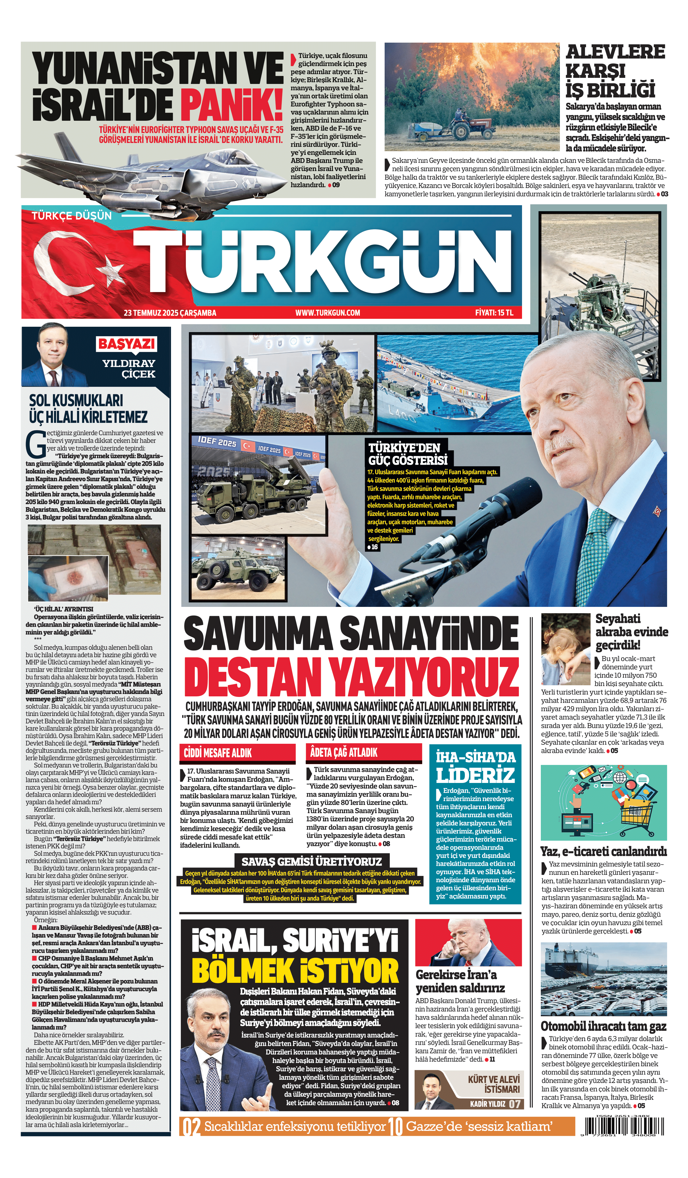 https://www.turkgun.com/Türkgün Gazetesi 23 Temmuz 2025