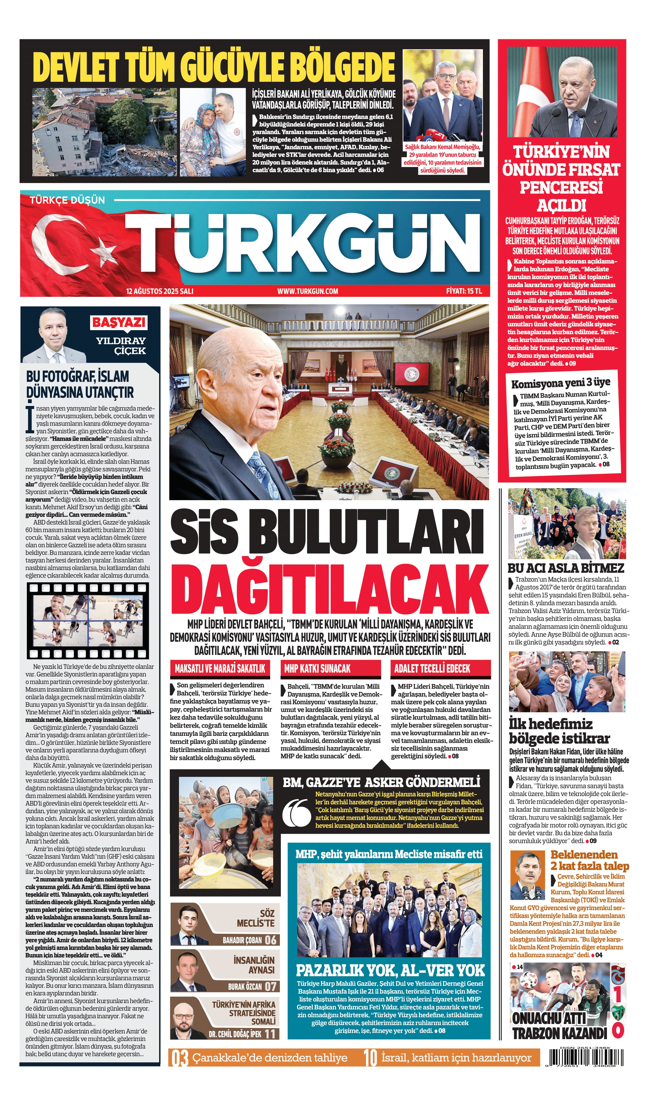 https://www.turkgun.com/Türkgün Gazetesi 12 Ağustos 2025