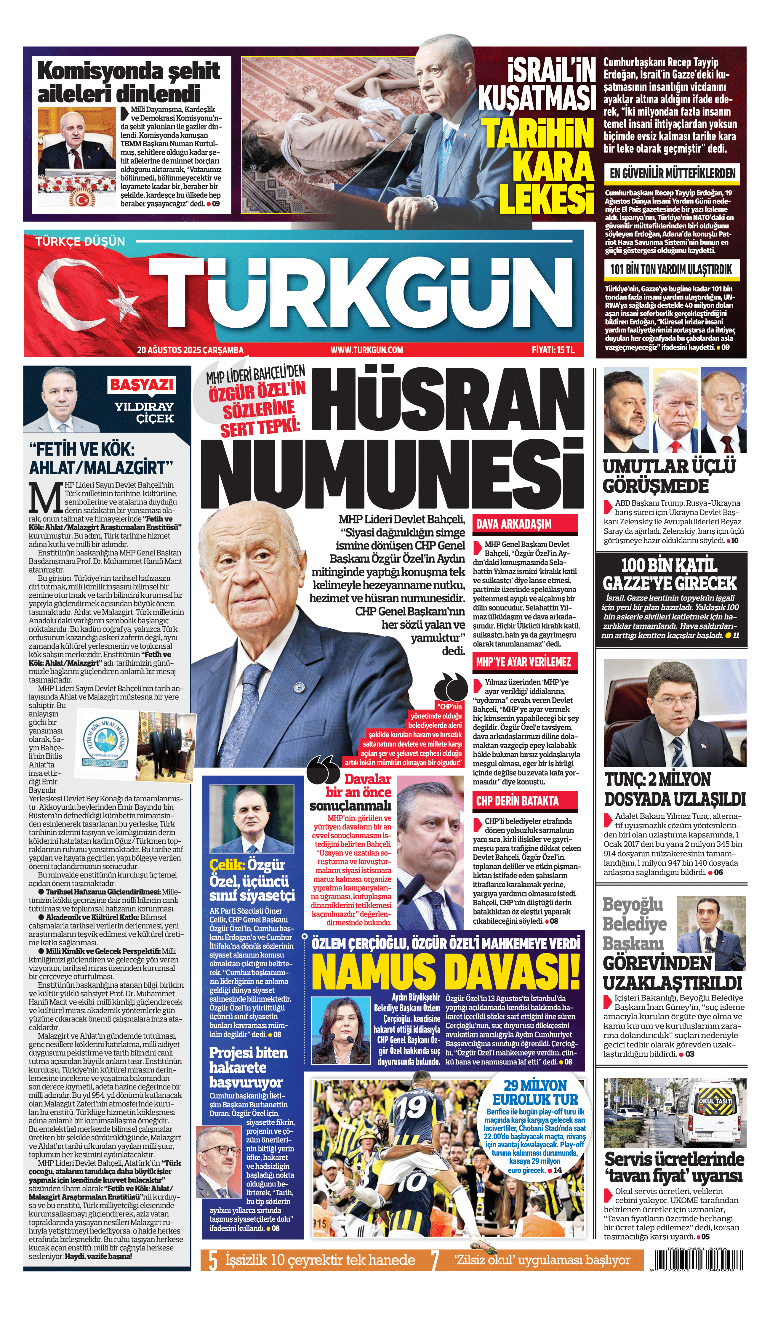 https://www.turkgun.com/Türkgün Gazetesi 20 Ağustos 2025