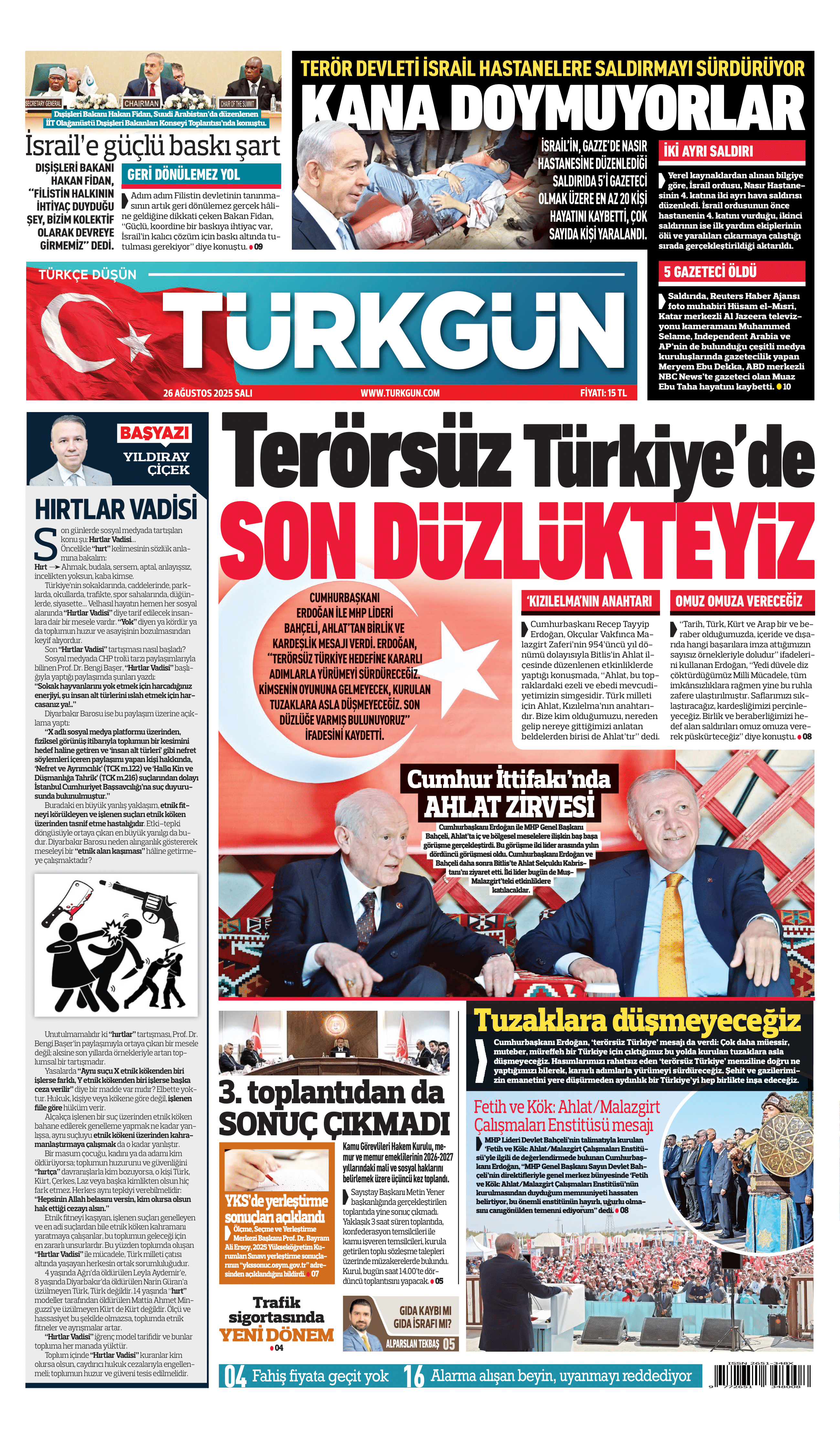 https://www.turkgun.com/Türkgün Gazetesi 26 Ağustos 2025