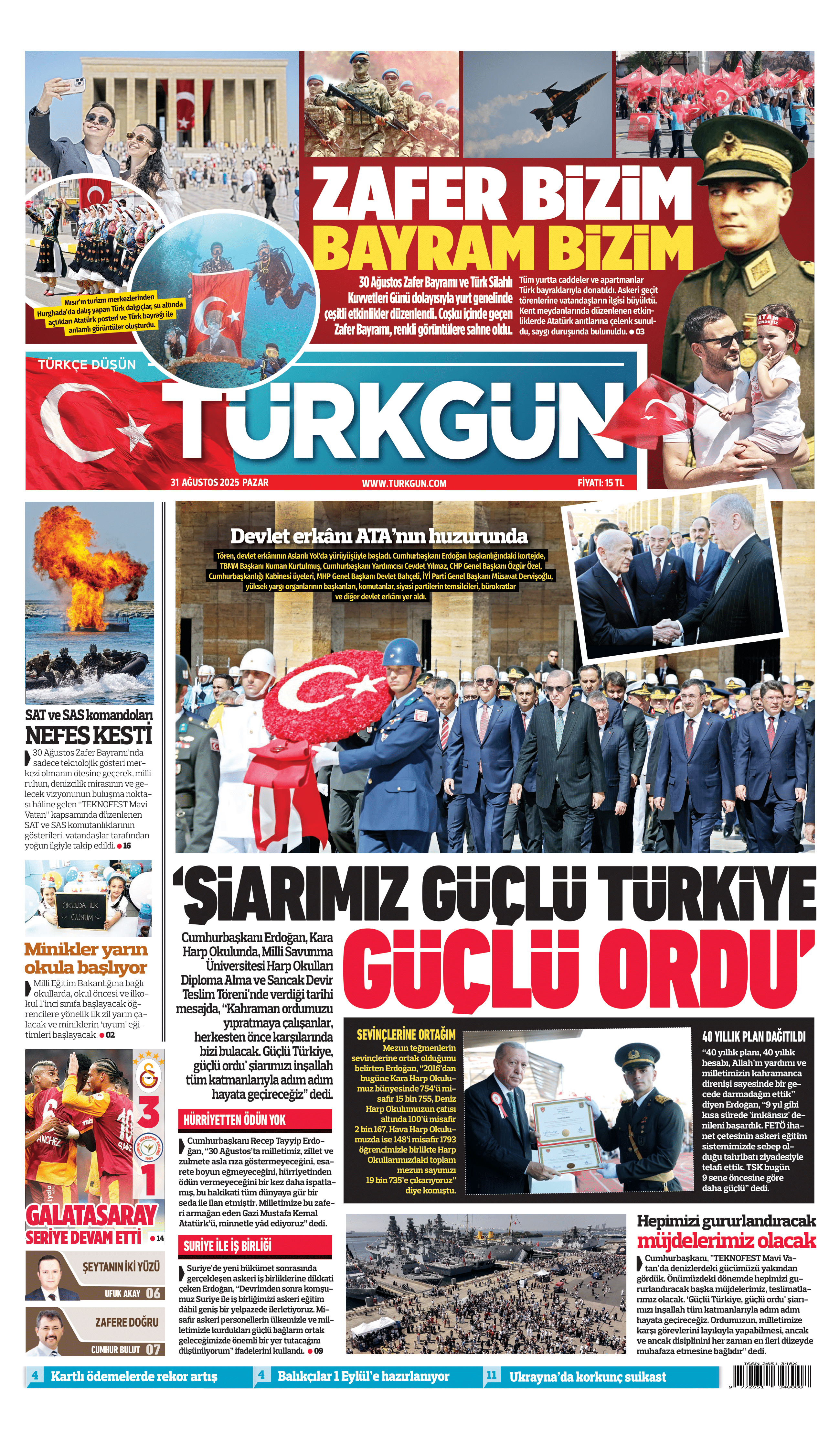 https://www.turkgun.com/Türkgün Gazetesi 31 Ağustos 2025