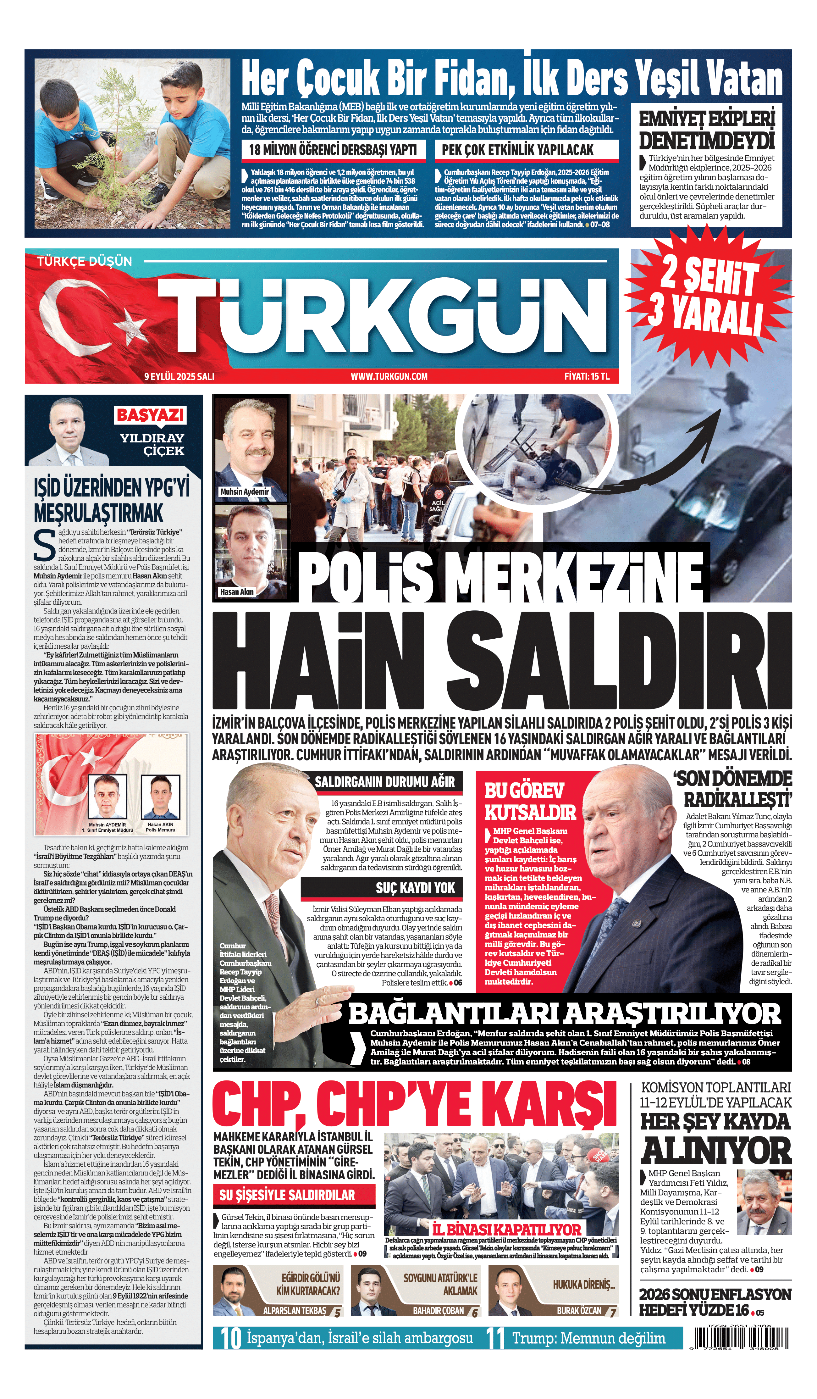 https://www.turkgun.com/Türkgün Gazetesi 9 Eylül 2025