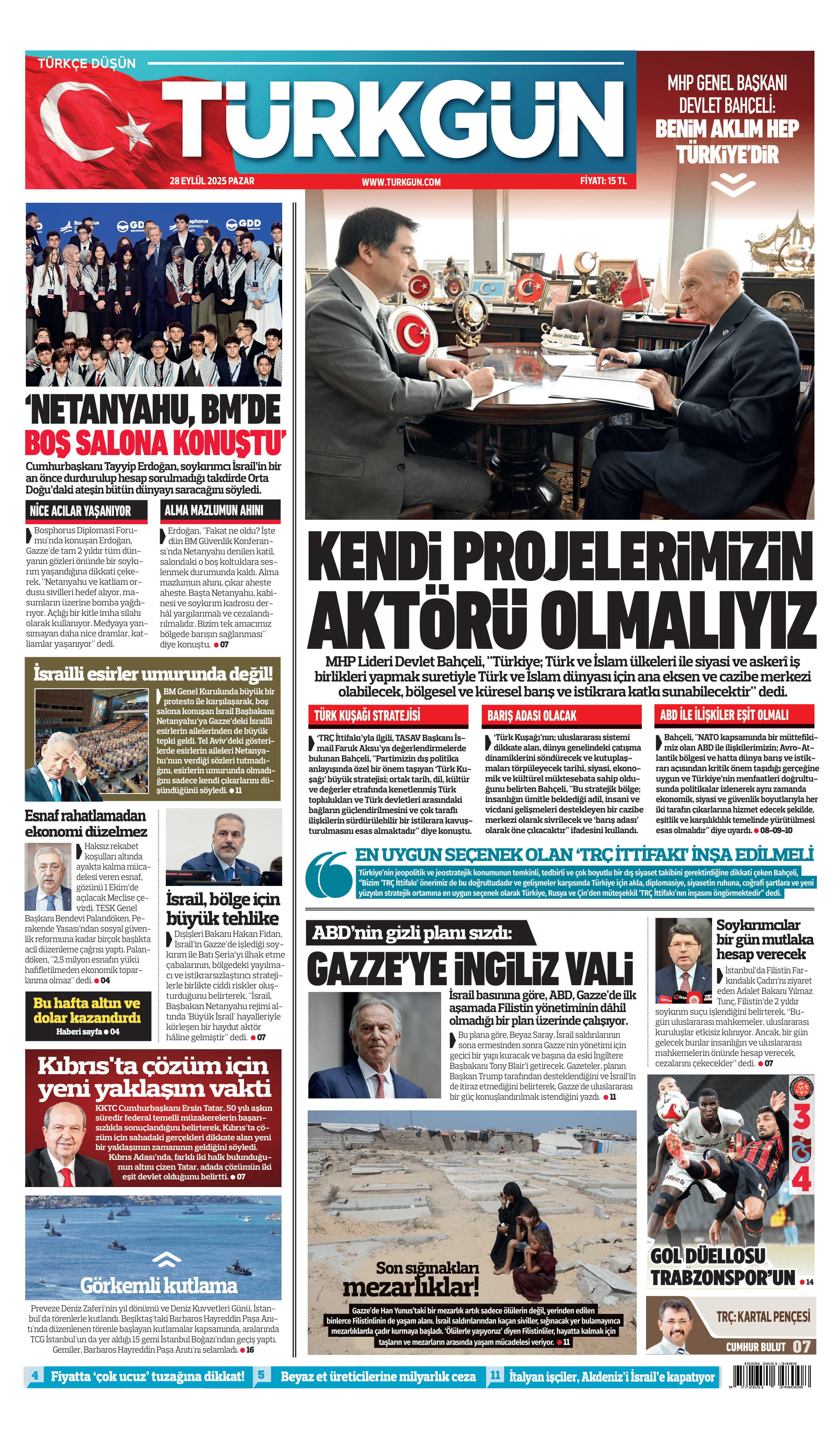 https://www.turkgun.com/Türkgün Gazetesi 28 Eylül 2025