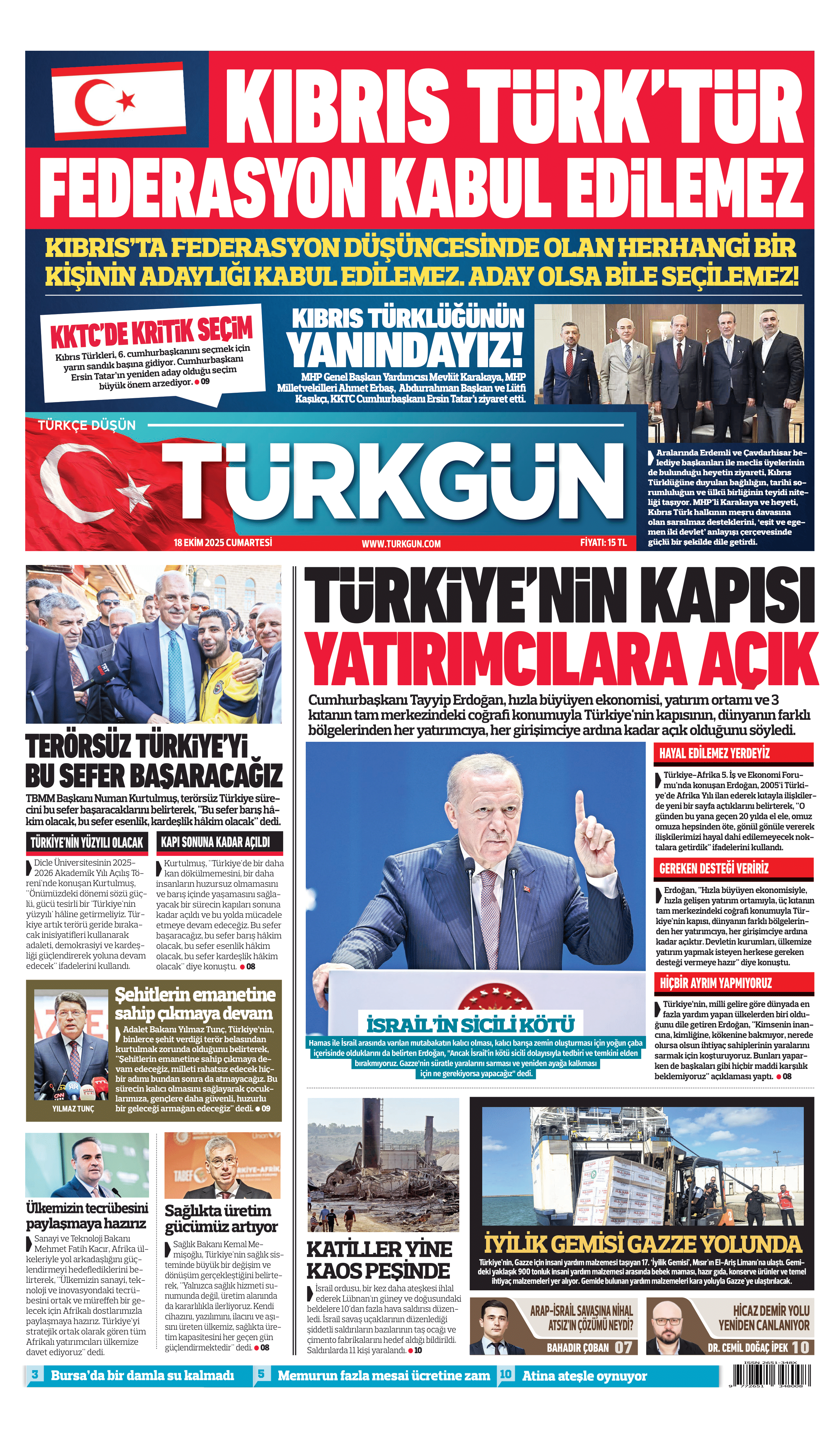 https://www.turkgun.com/Türkgün Gazetesi 18 Ekim 2025