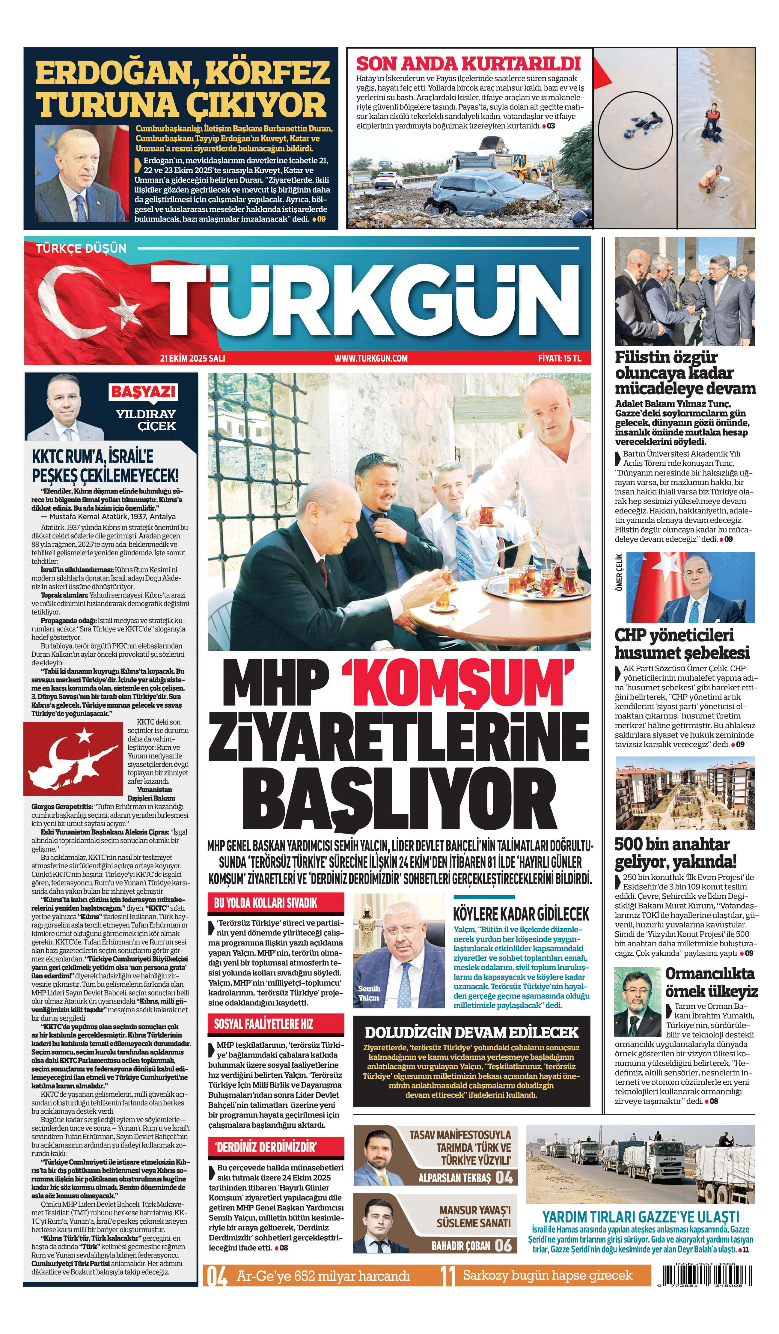 https://www.turkgun.com/Türkgün Gazetesi 21 Ekim 2025