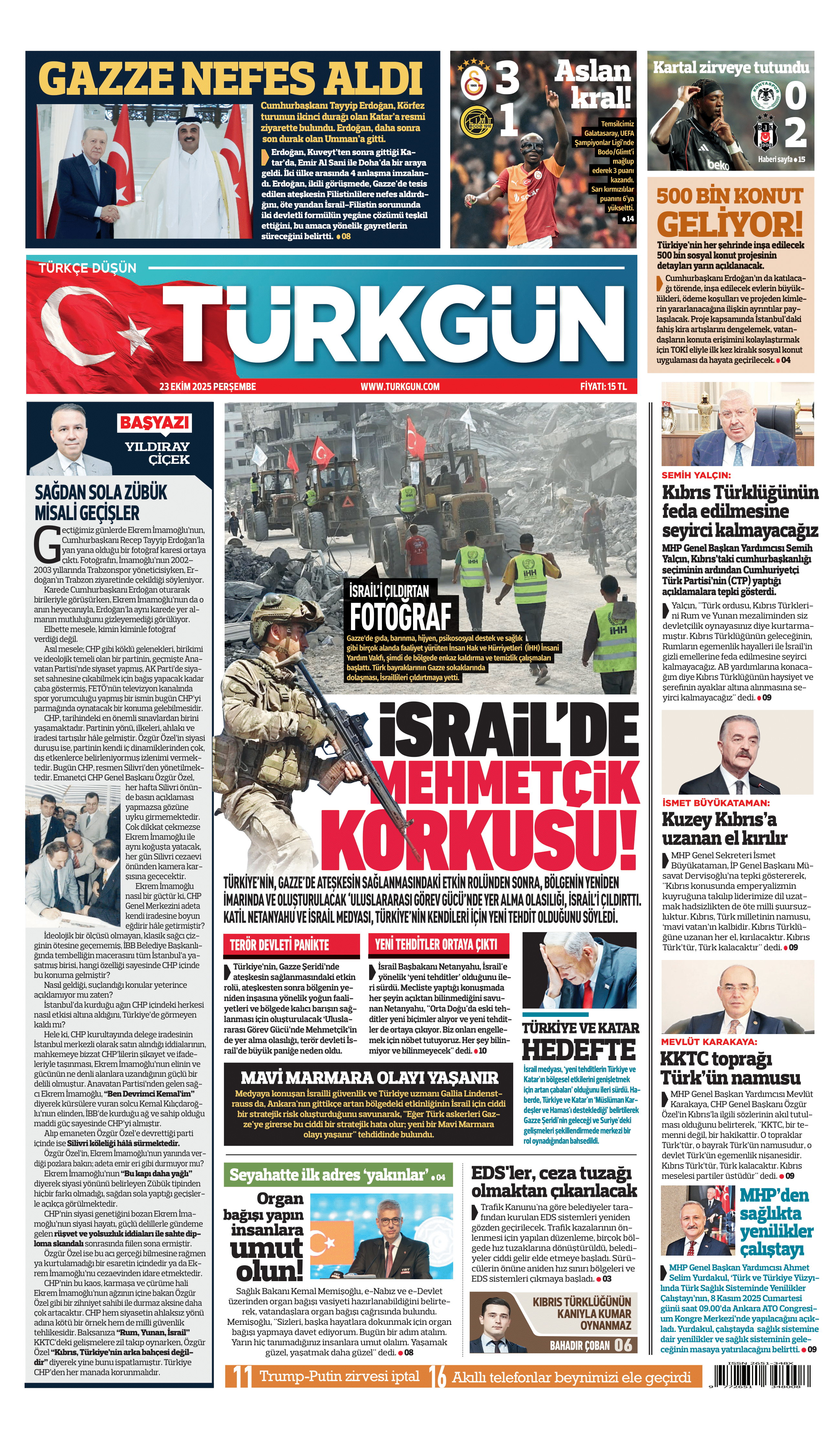 https://www.turkgun.com/Türkgün Gazetesi 23 Ekim 2025