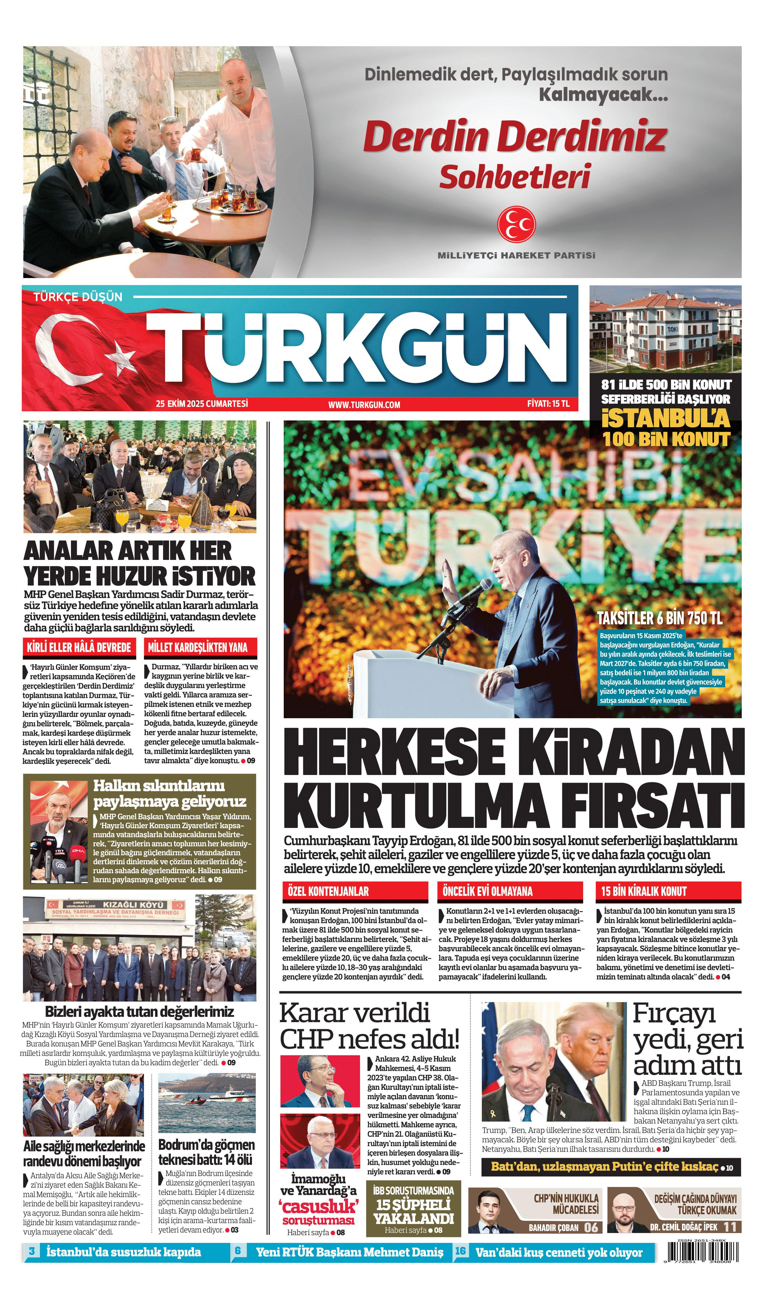 https://www.turkgun.com/Türkgün Gazetesi 25 Ekim 2025