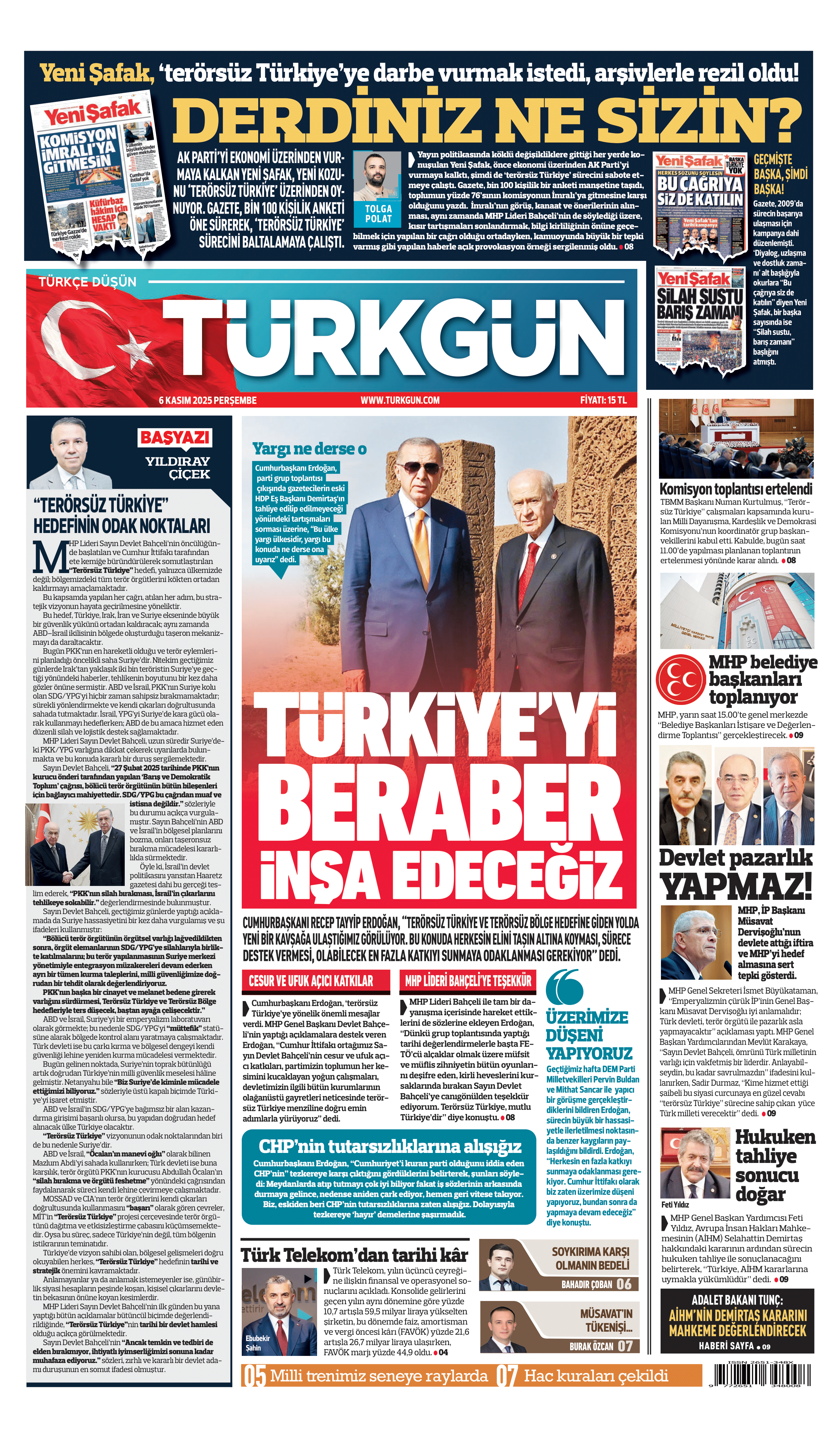 https://www.turkgun.com/Türkgün Gazetesi 6 Kasım 2025