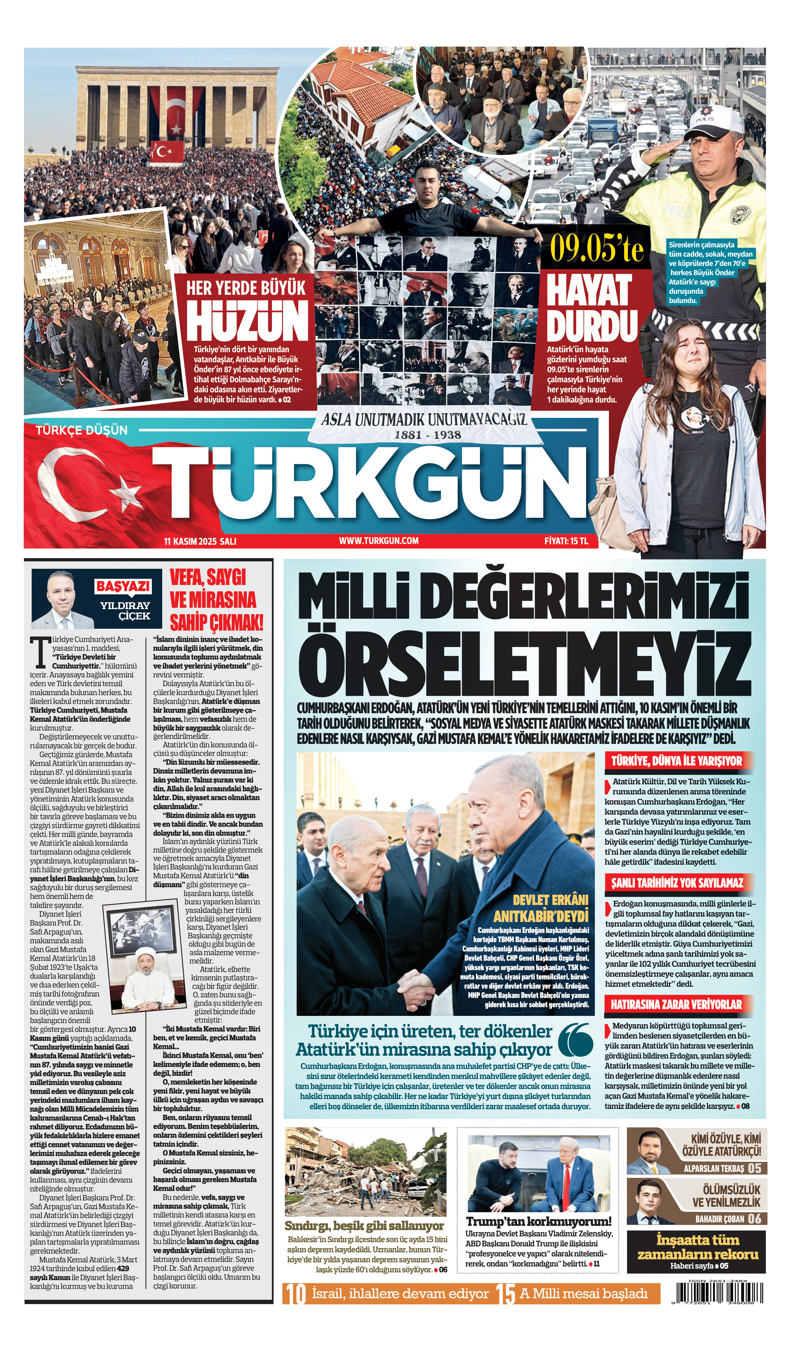 https://www.turkgun.com/Türkgün Gazetesi 11 Kasım 2025
