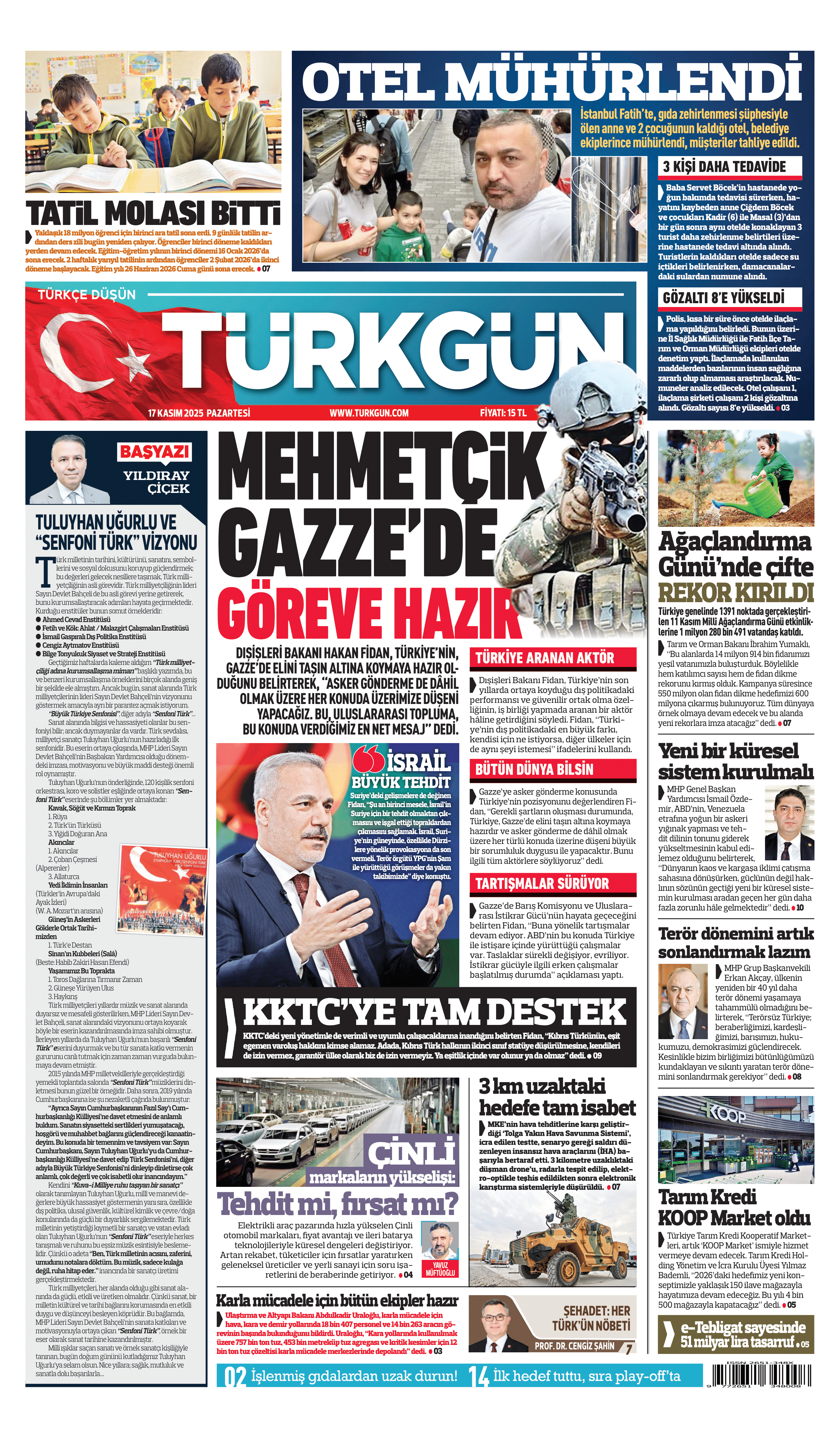 https://www.turkgun.com/Türkgün Gazetesi 17 Kasım 2025
