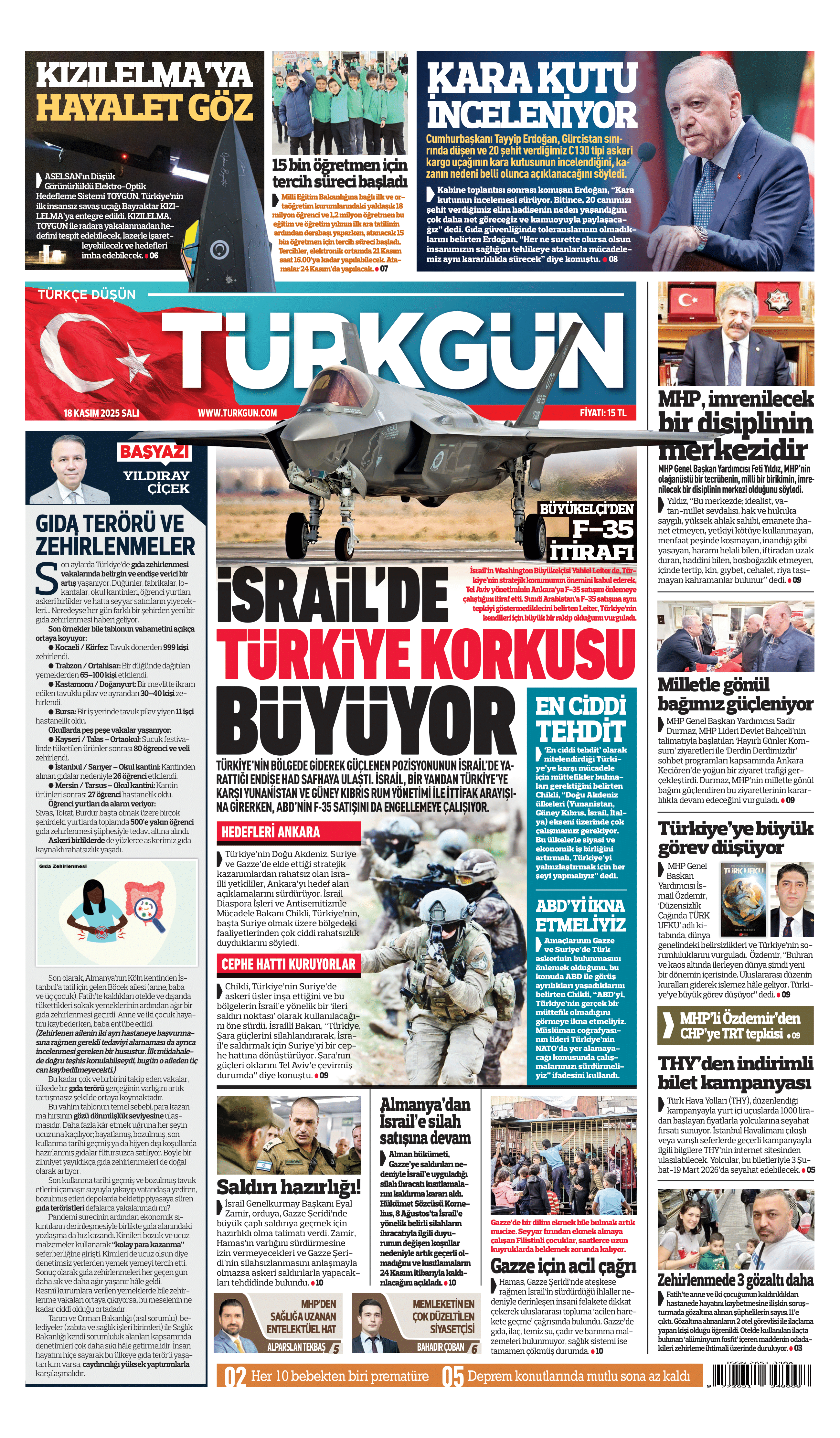 https://www.turkgun.com/Türkgün Gazetesi 18 Kasım 2025