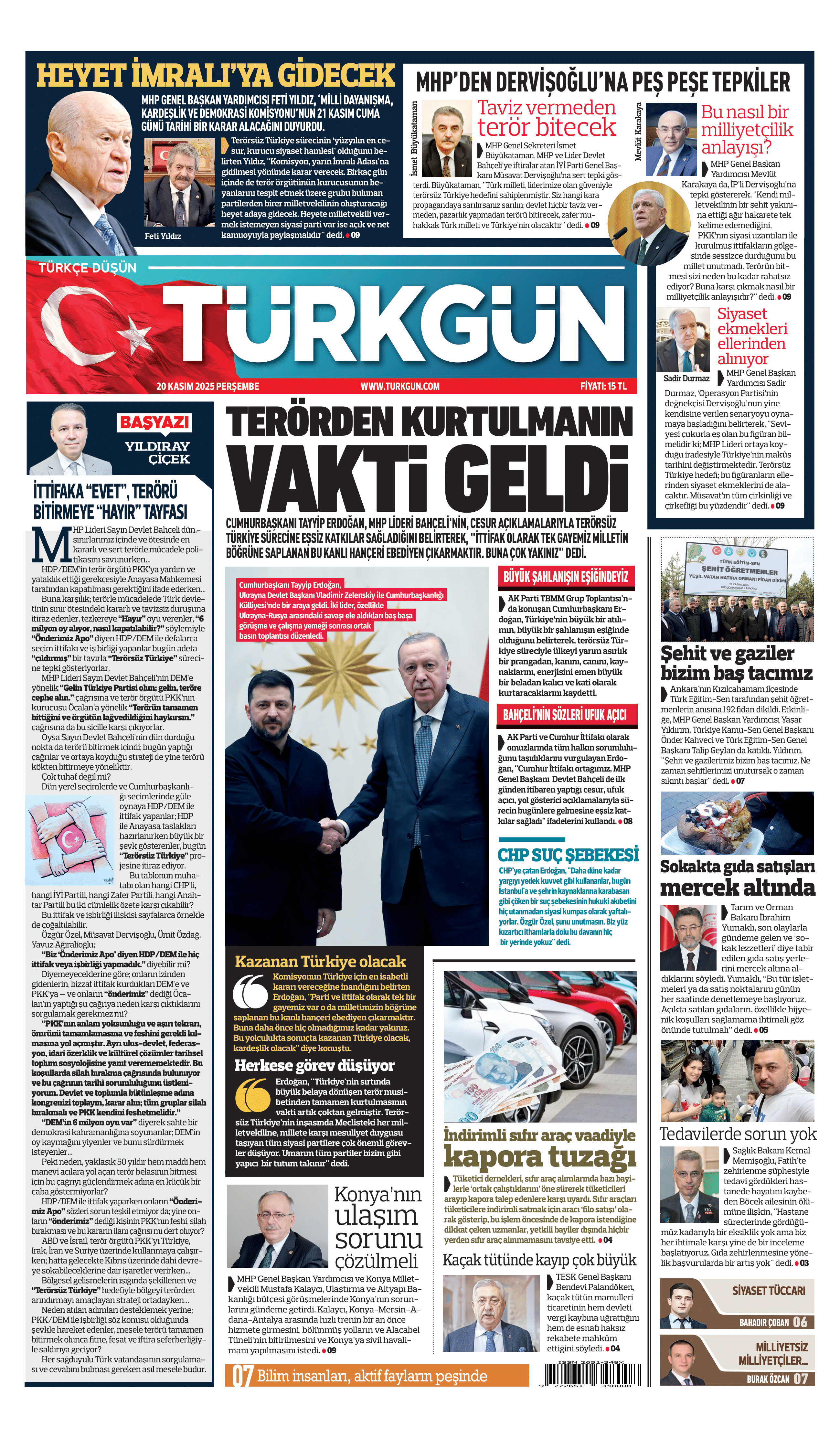 https://www.turkgun.com/Türkgün Gazetesi 20 Kasım 2025