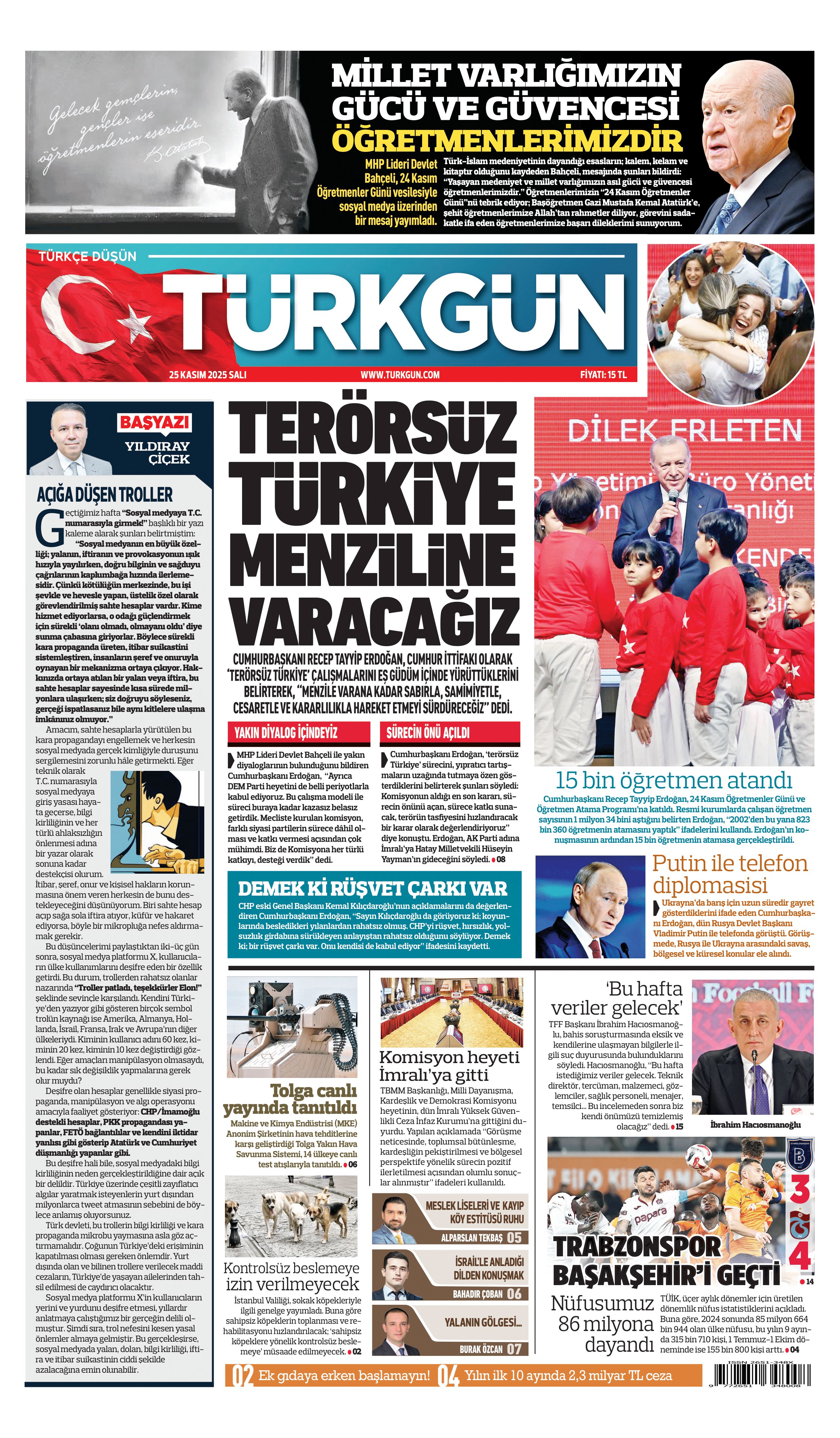 https://www.turkgun.com/Türkgün Gazetesi 25 Kasım 2025