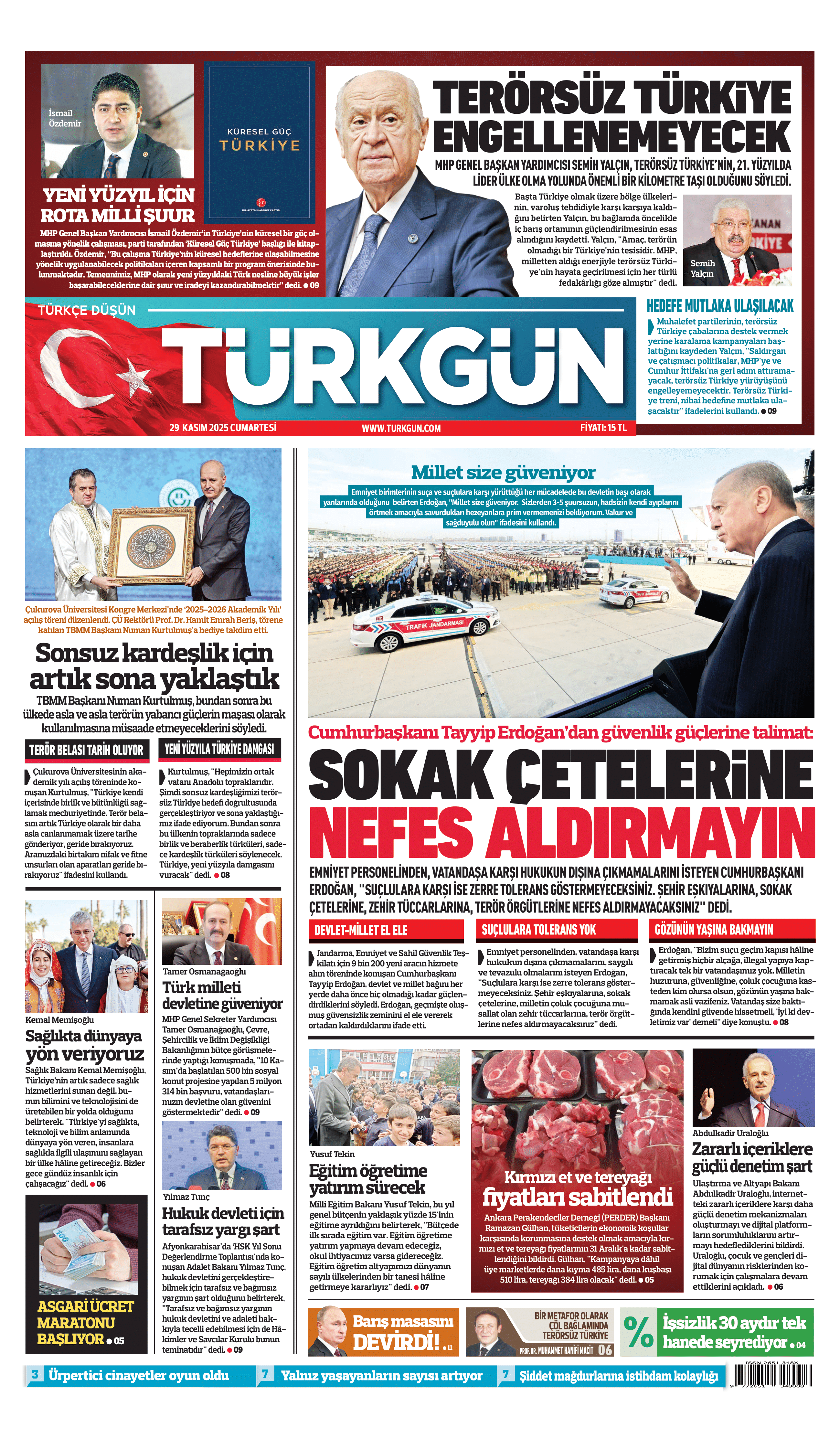 https://www.turkgun.com/Türkgün Gazetesi 29 Kasım 2025