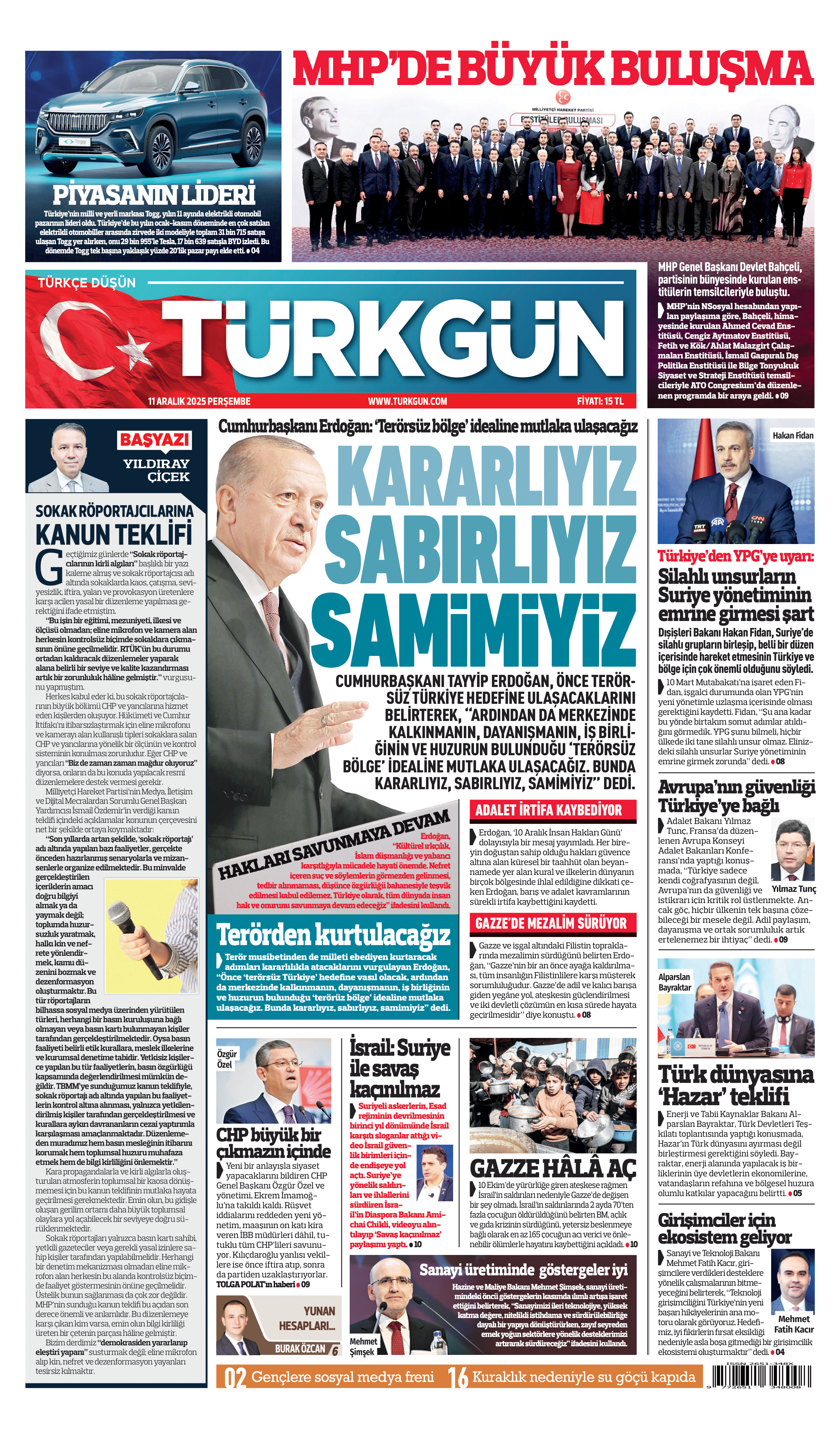 https://www.turkgun.com/Türkgün Gazetesi 11 Aralık 2025