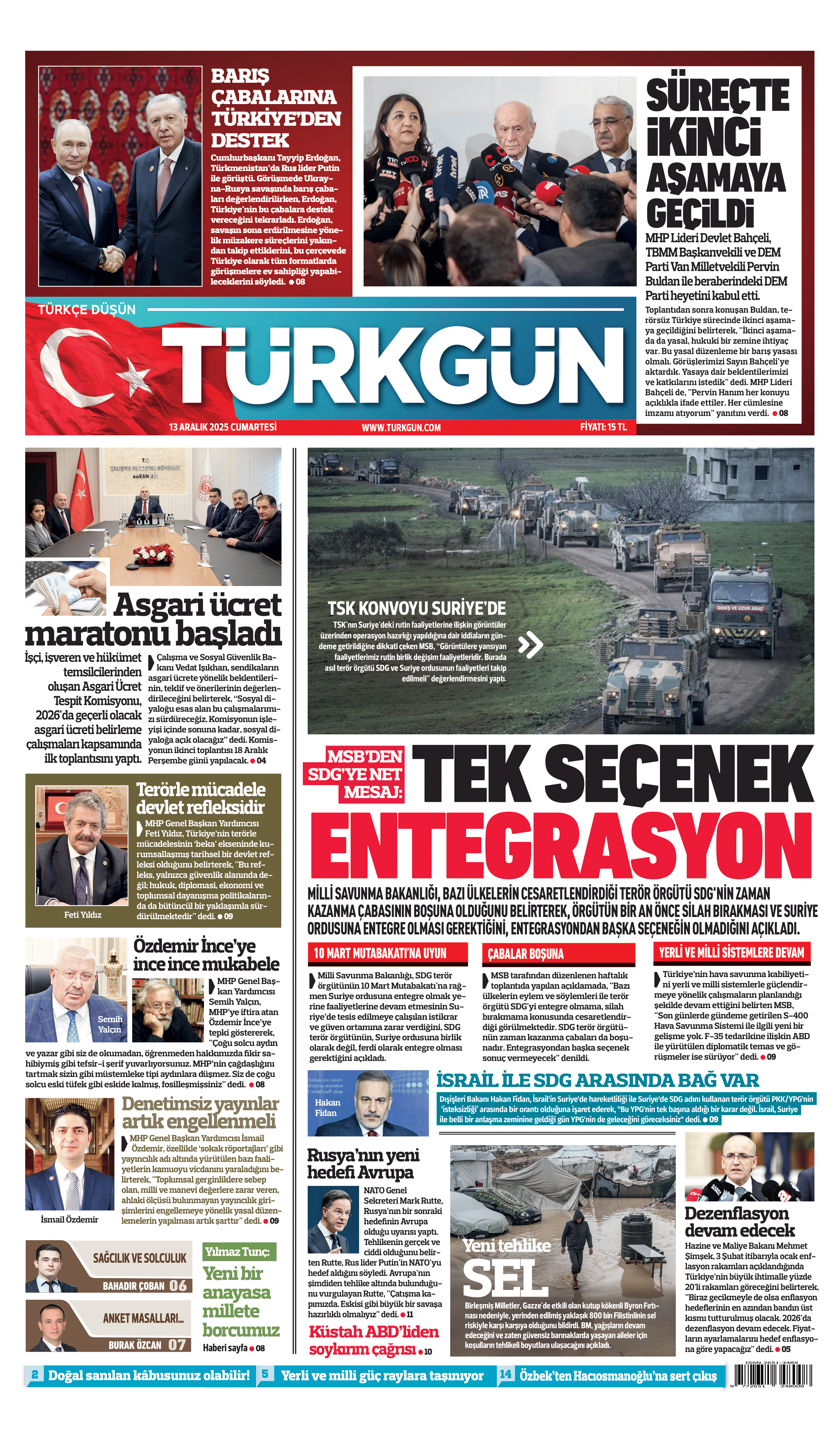 https://www.turkgun.com/Türkgün Gazetesi 13 Aralık 2025
