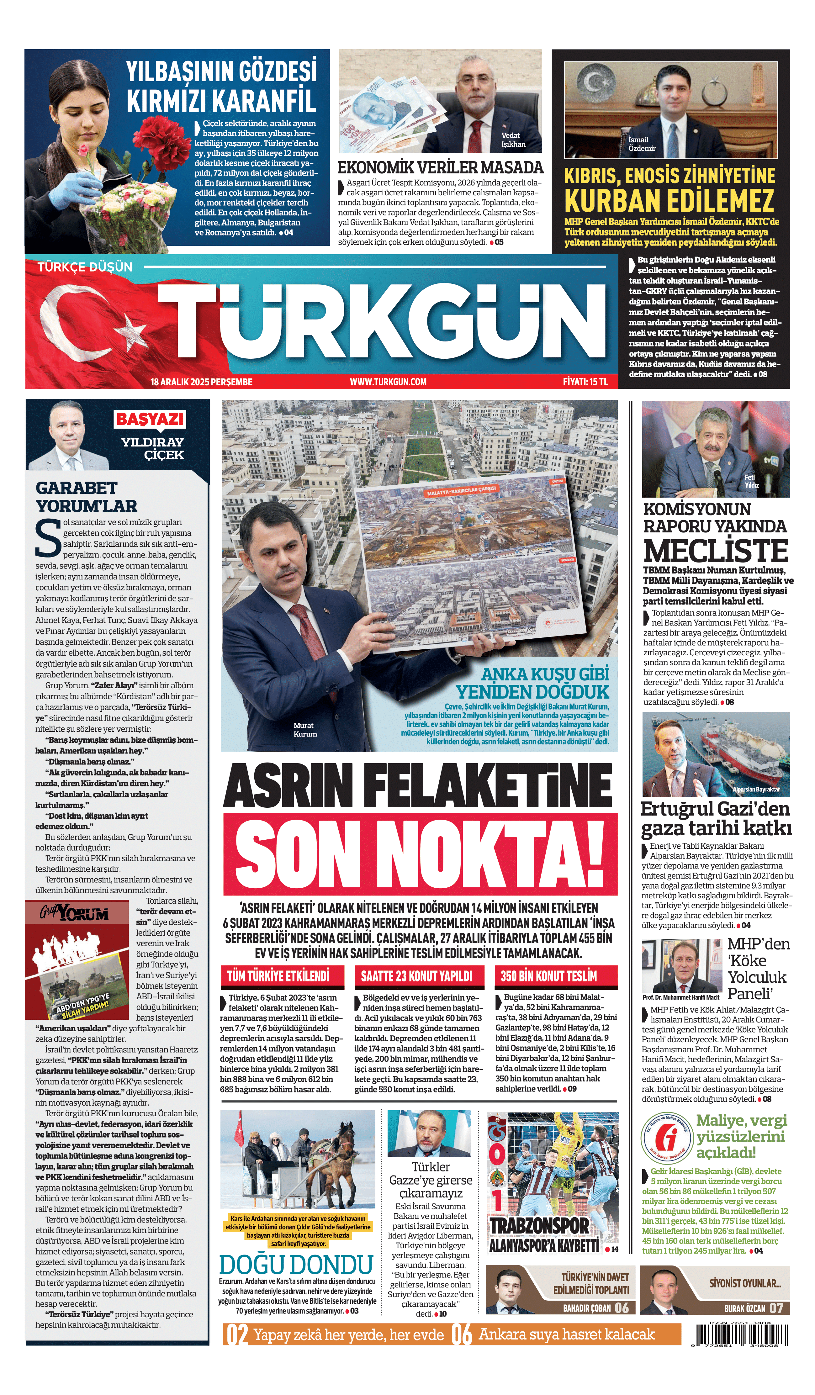 https://www.turkgun.com/Türkgün Gazetesi 18 Aralık 2025
