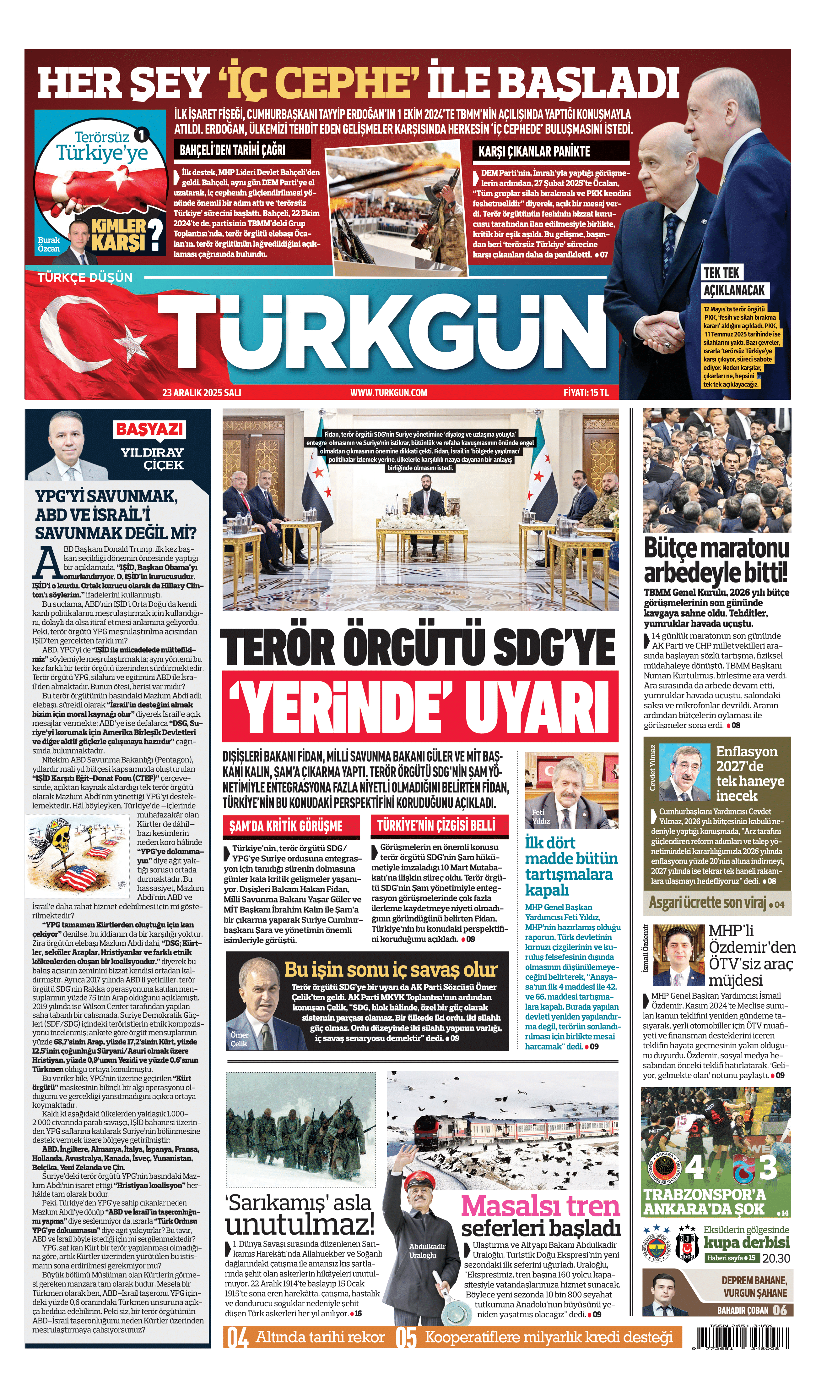 https://www.turkgun.com/Türkgün Gazetesi 23 Aralık 2025