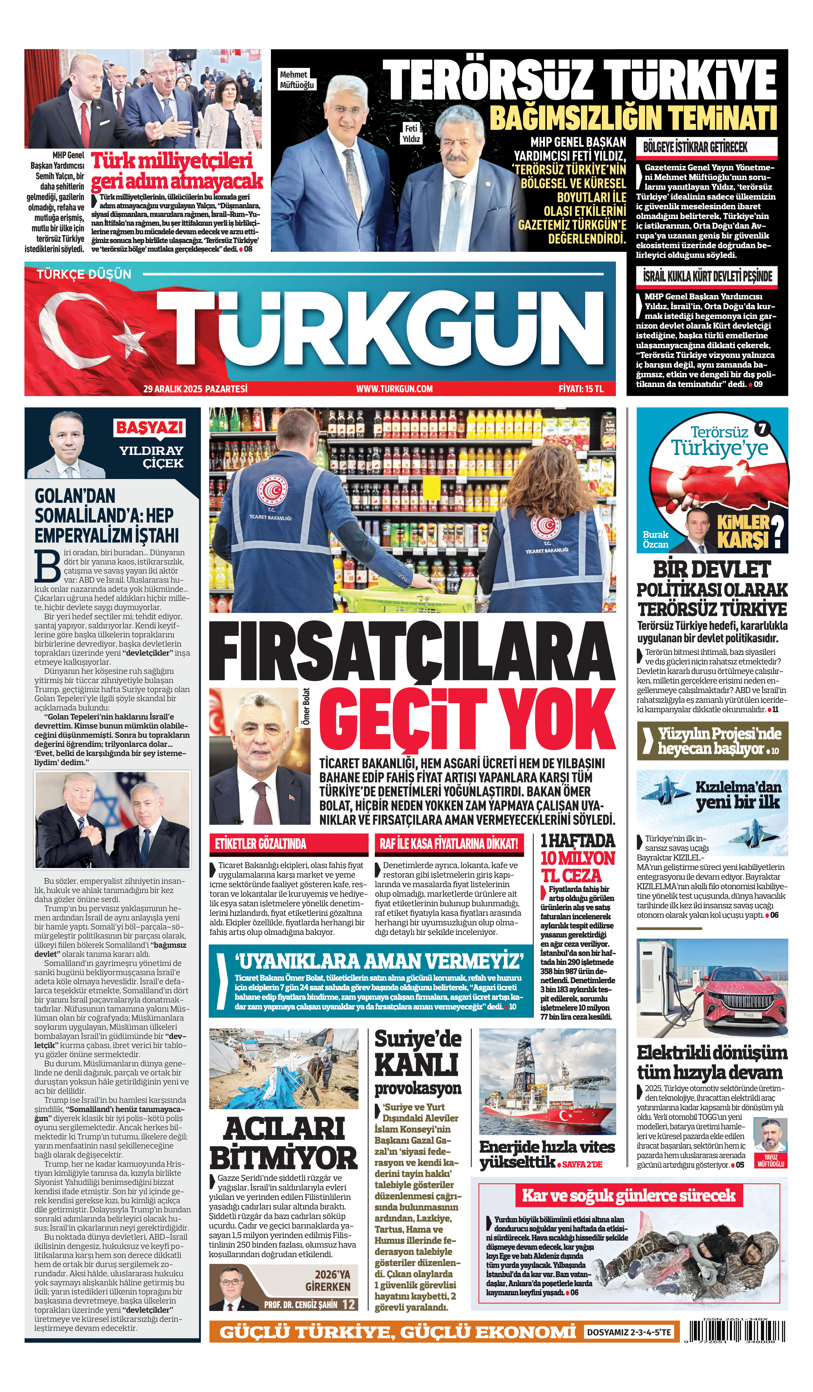 https://www.turkgun.com/Türkgün Gazetesi 29 Aralık 2025
