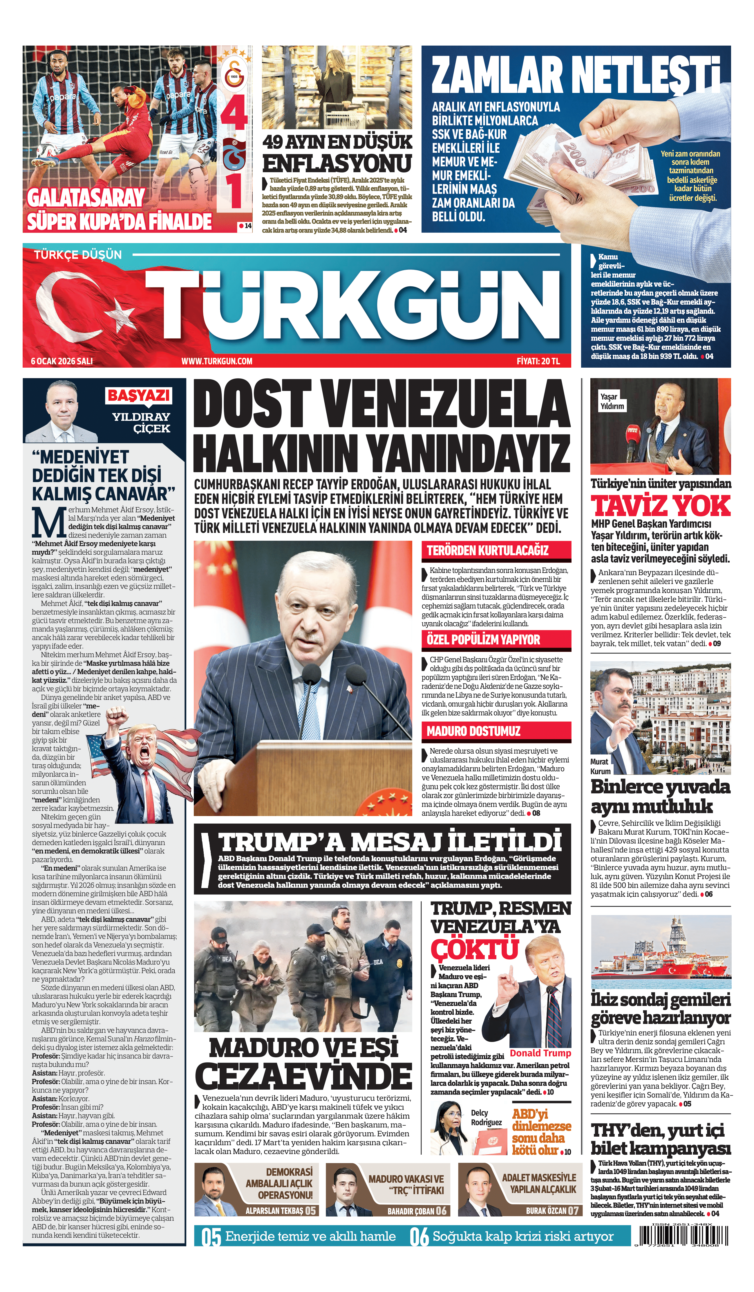 https://www.turkgun.com/Türkgün Gazetesi 6 Ocak 2026