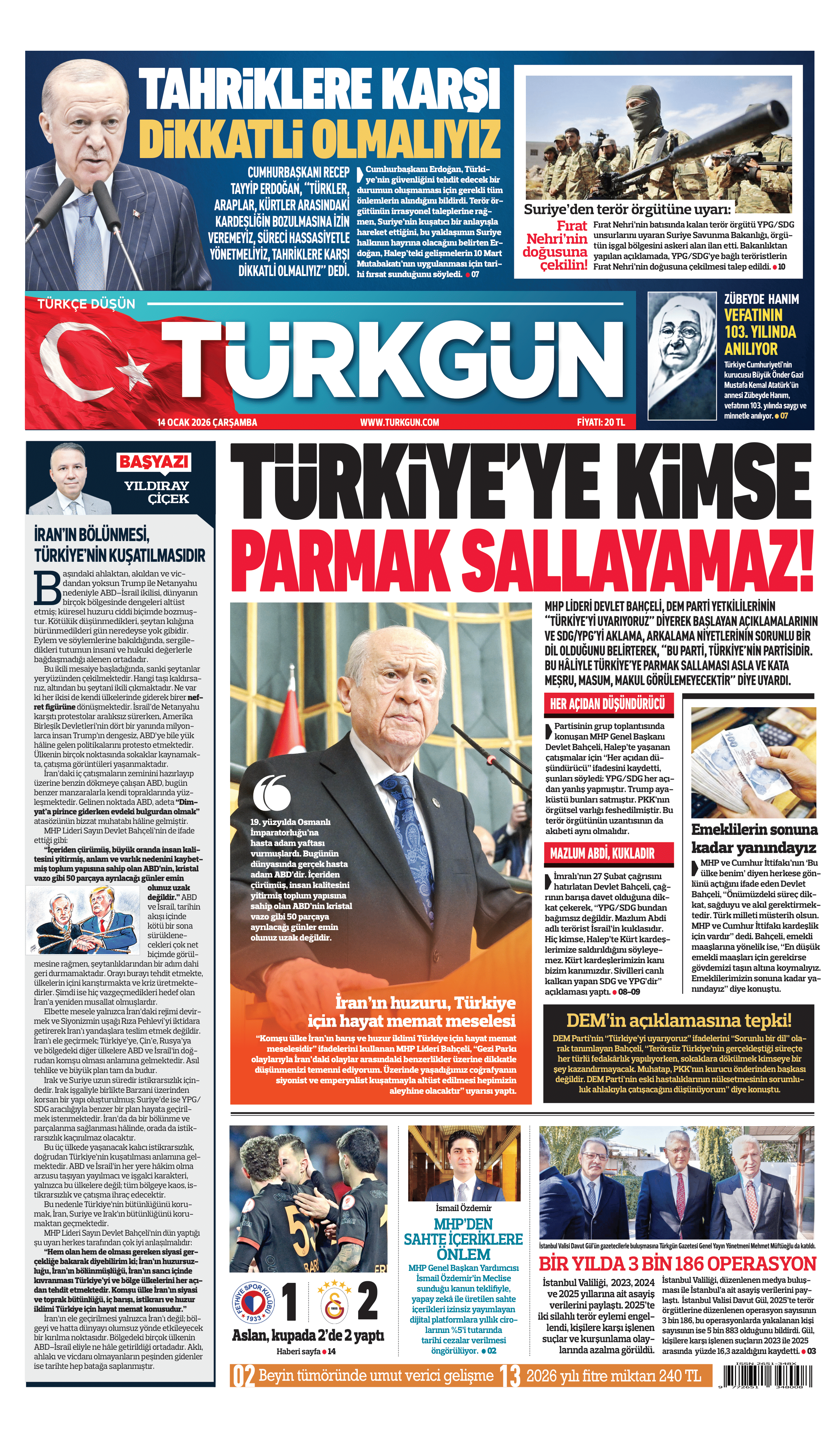 https://www.turkgun.com/Türkgün Gazetesi 14 Ocak 2026
