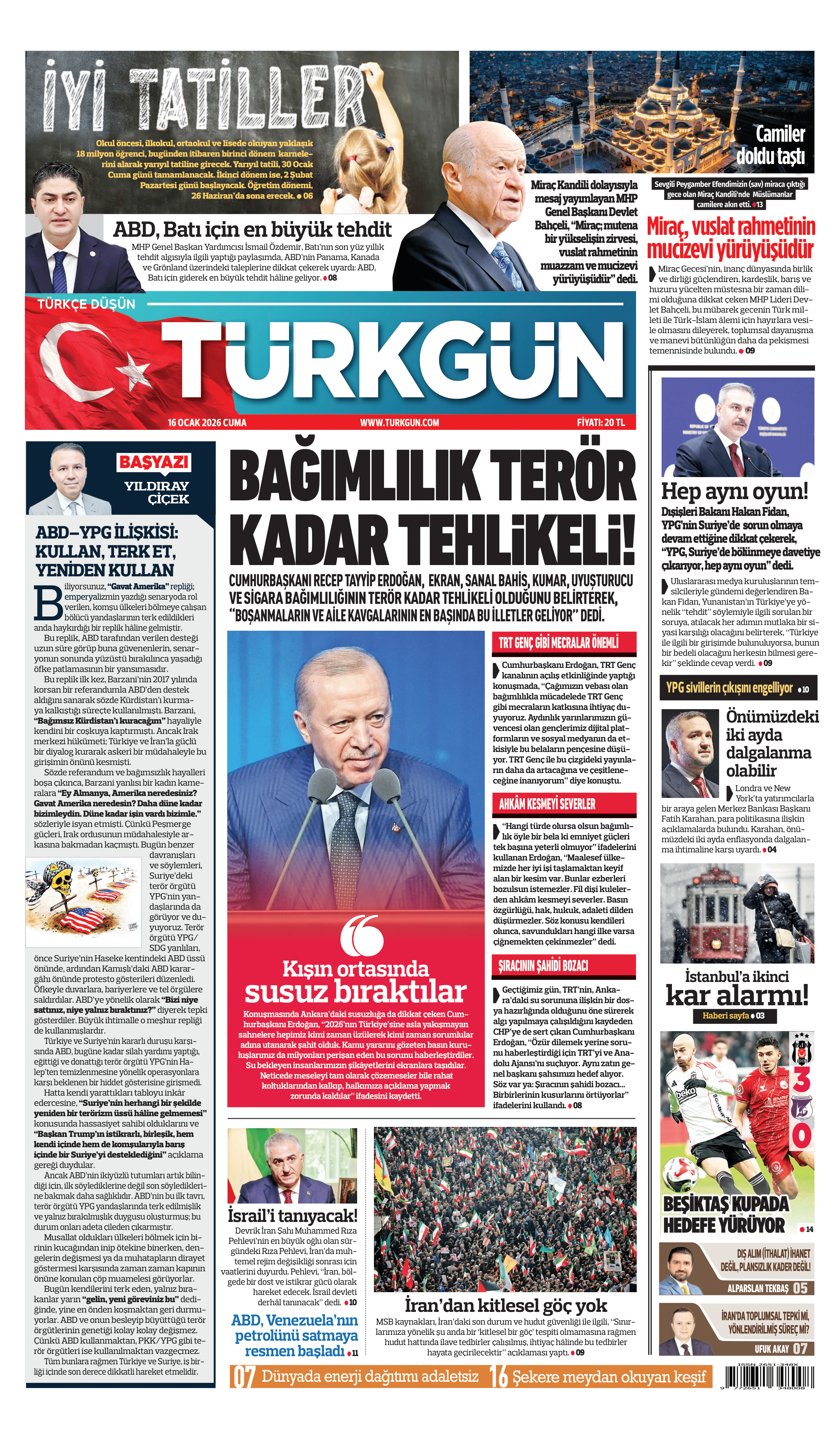 https://www.turkgun.com/Türkgün Gazetesi 16 Ocak 2026