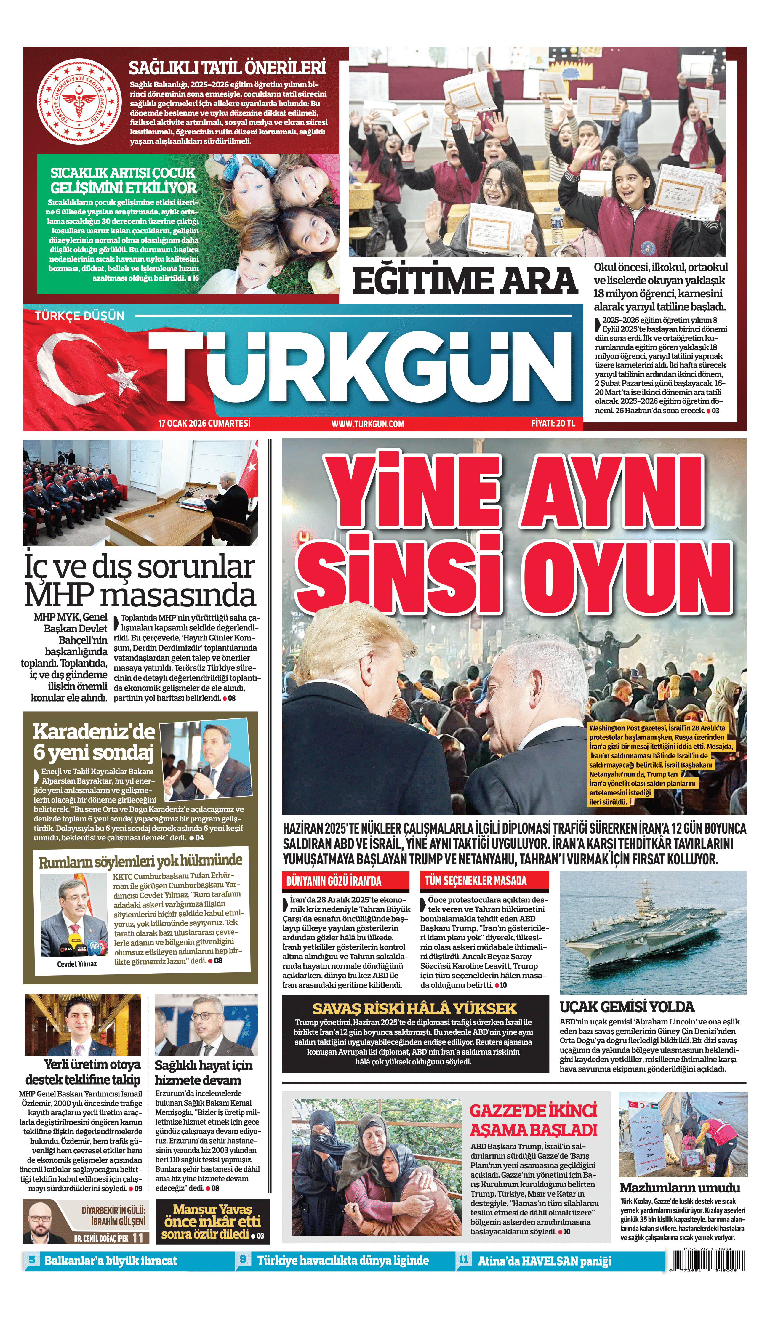 https://www.turkgun.com/Türkgün Gazetesi 17 Ocak 2026