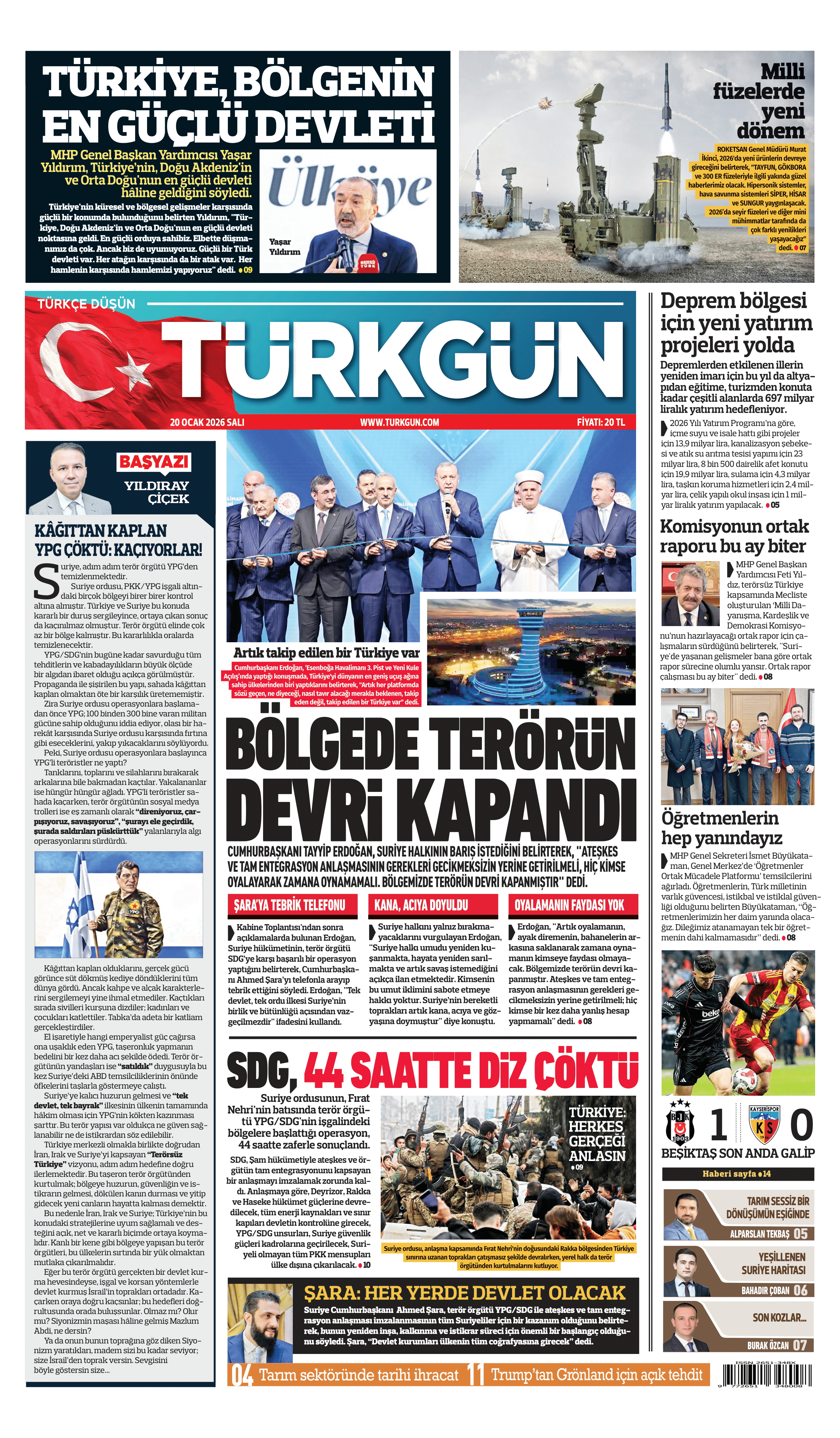 https://www.turkgun.com/Türkgün Gazetesi 20 Ocak 2026