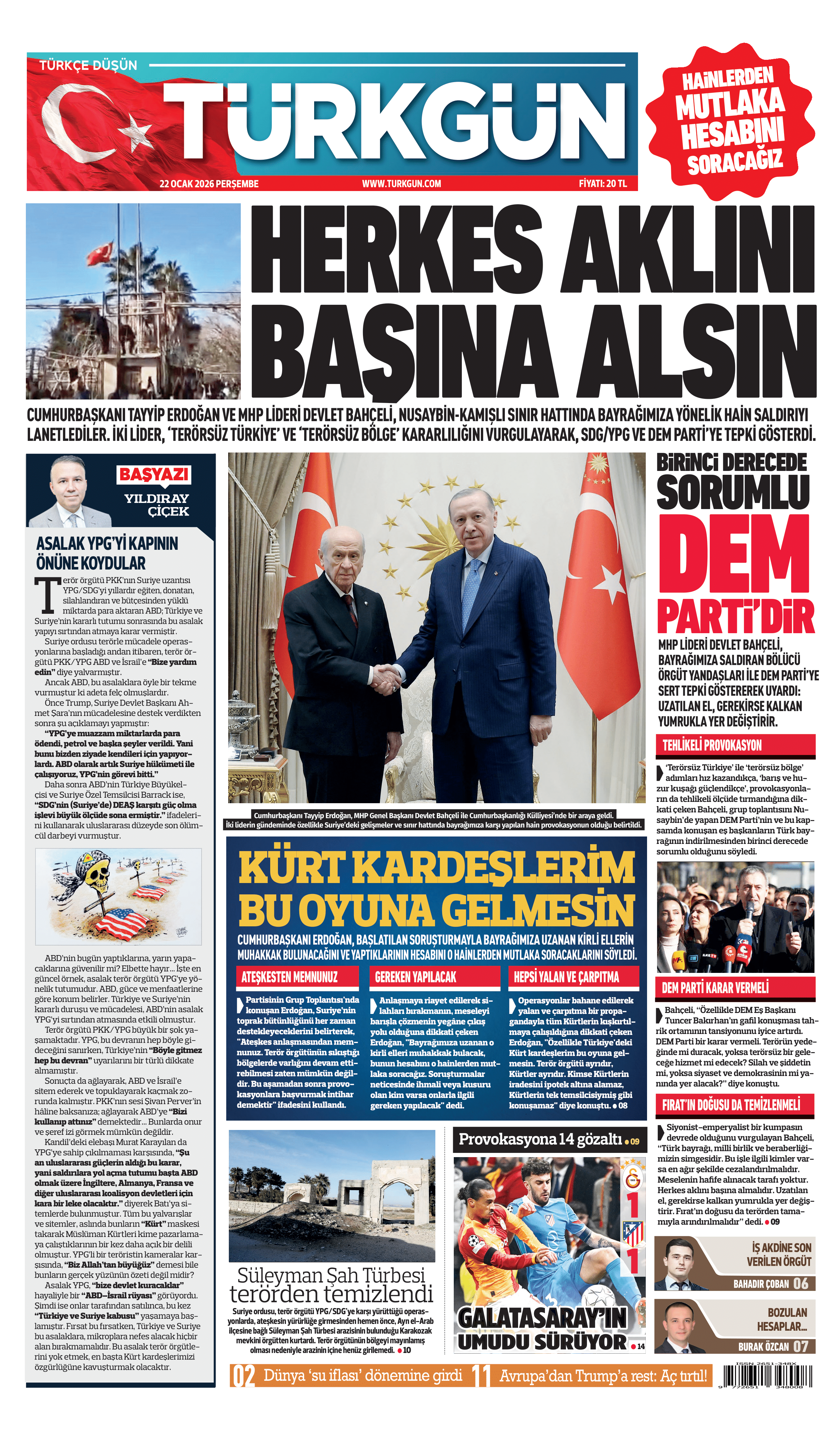 https://www.turkgun.com/Türkgün Gazetesi 22 Ocak 2026