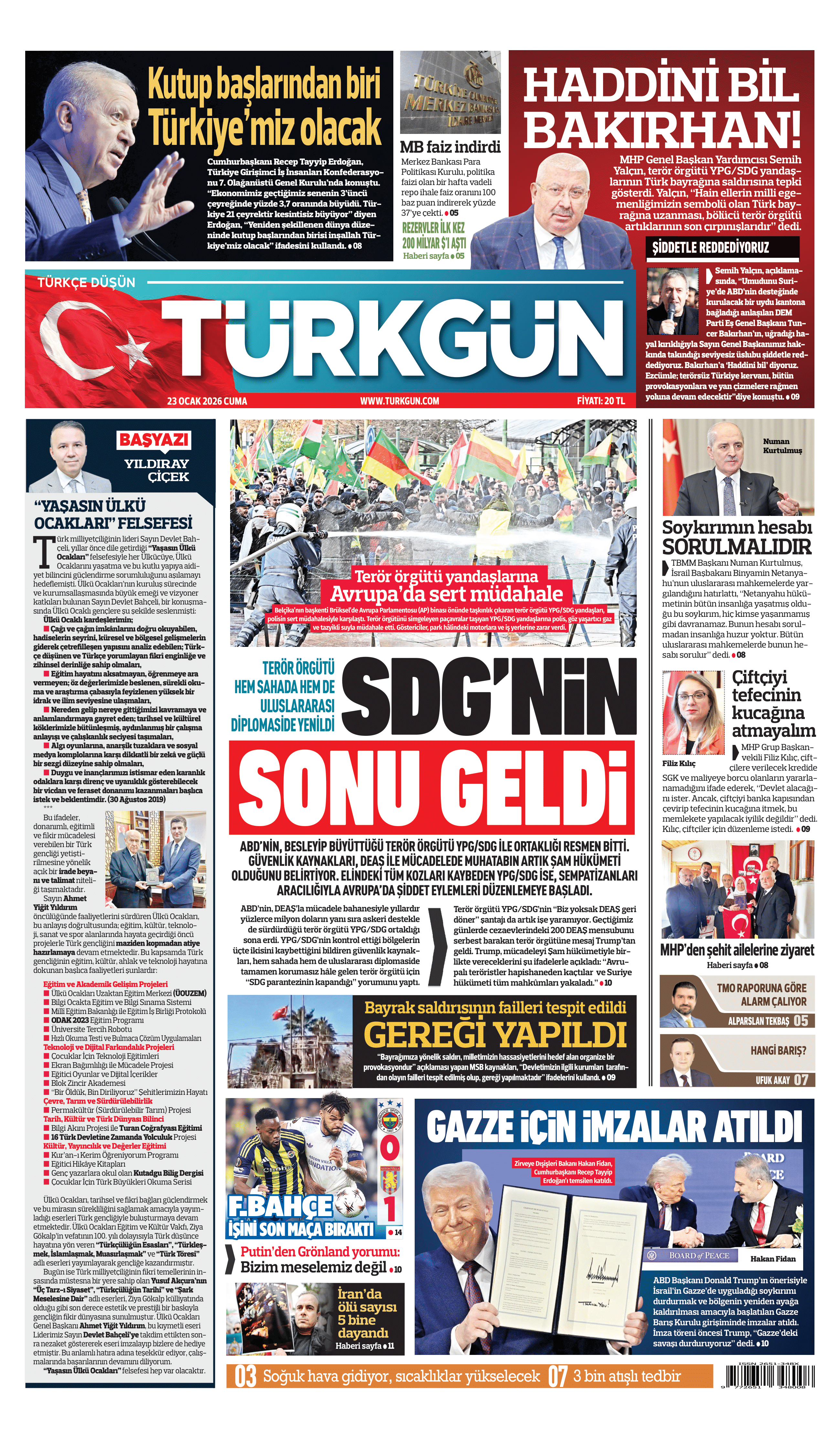 https://www.turkgun.com/Türkgün Gazetesi 23 Ocak 2026