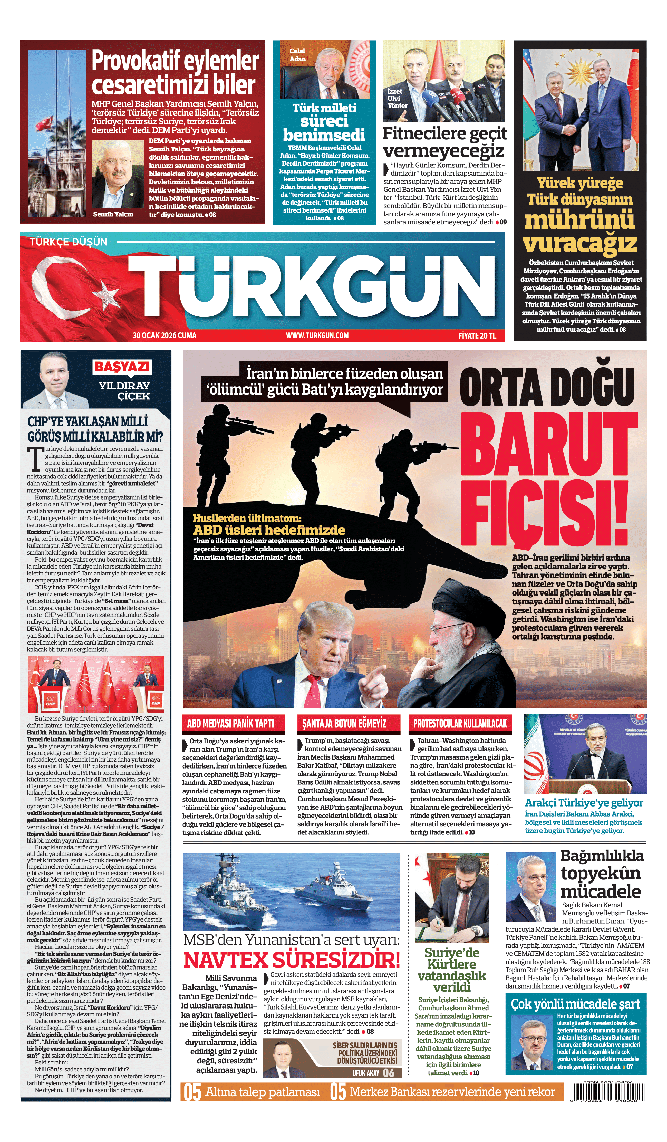https://www.turkgun.com/Türkgün Gazetesi 30 Ocak 2026