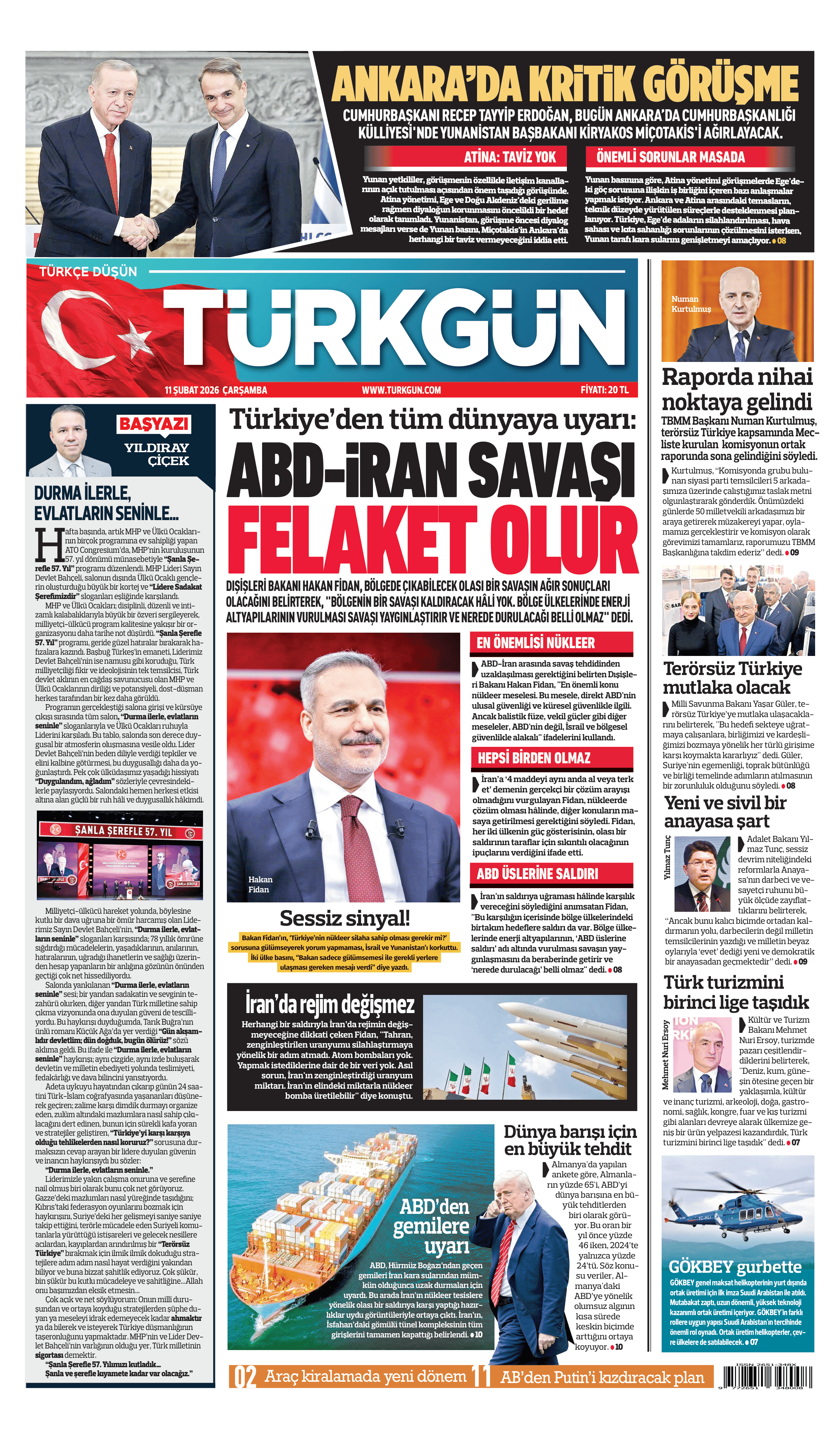 https://www.turkgun.com/Türkgün Gazetesi 11 Şubat 2026