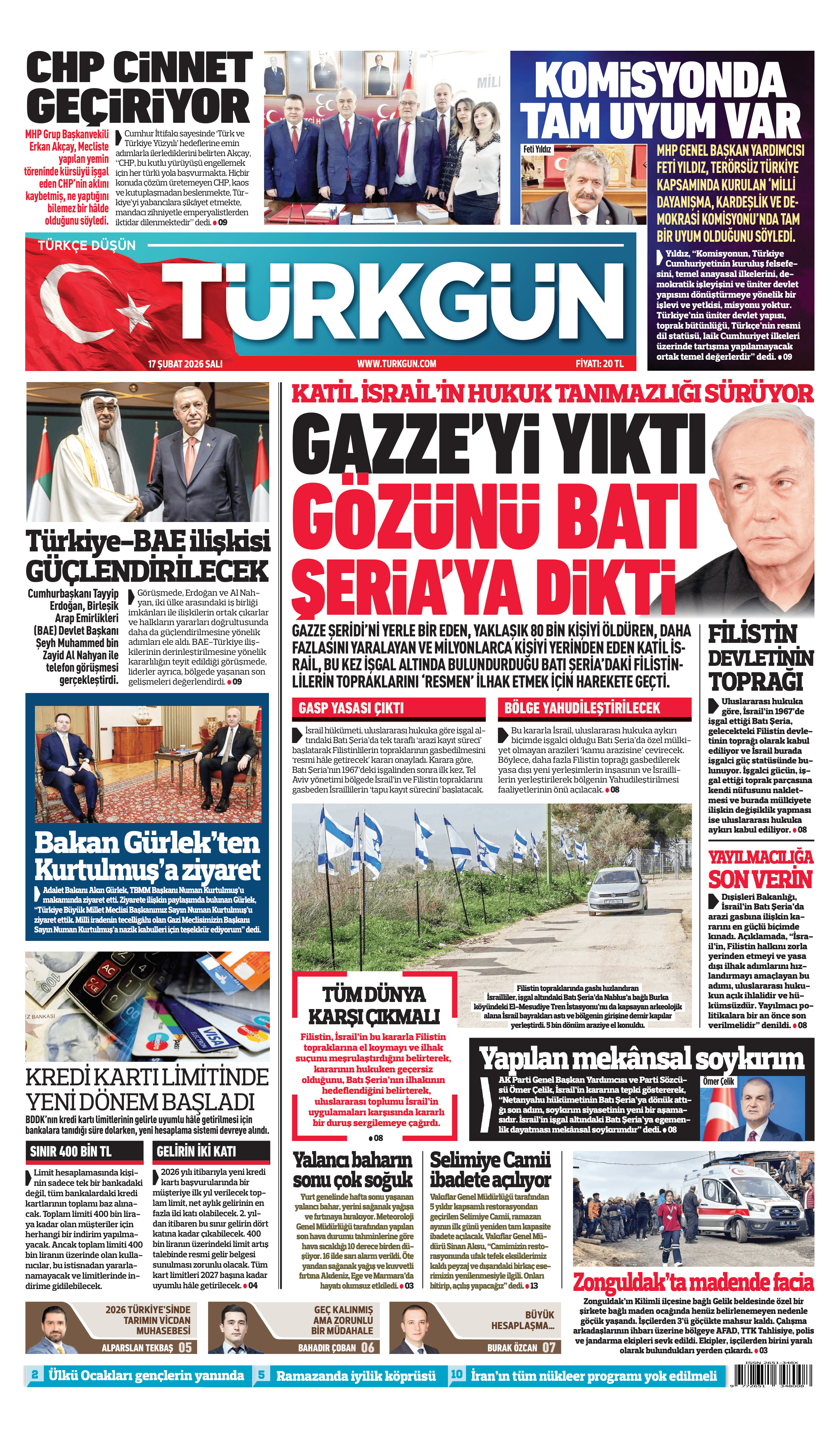 https://www.turkgun.com/Türkgün Gazetesi 17 Şubat 2026