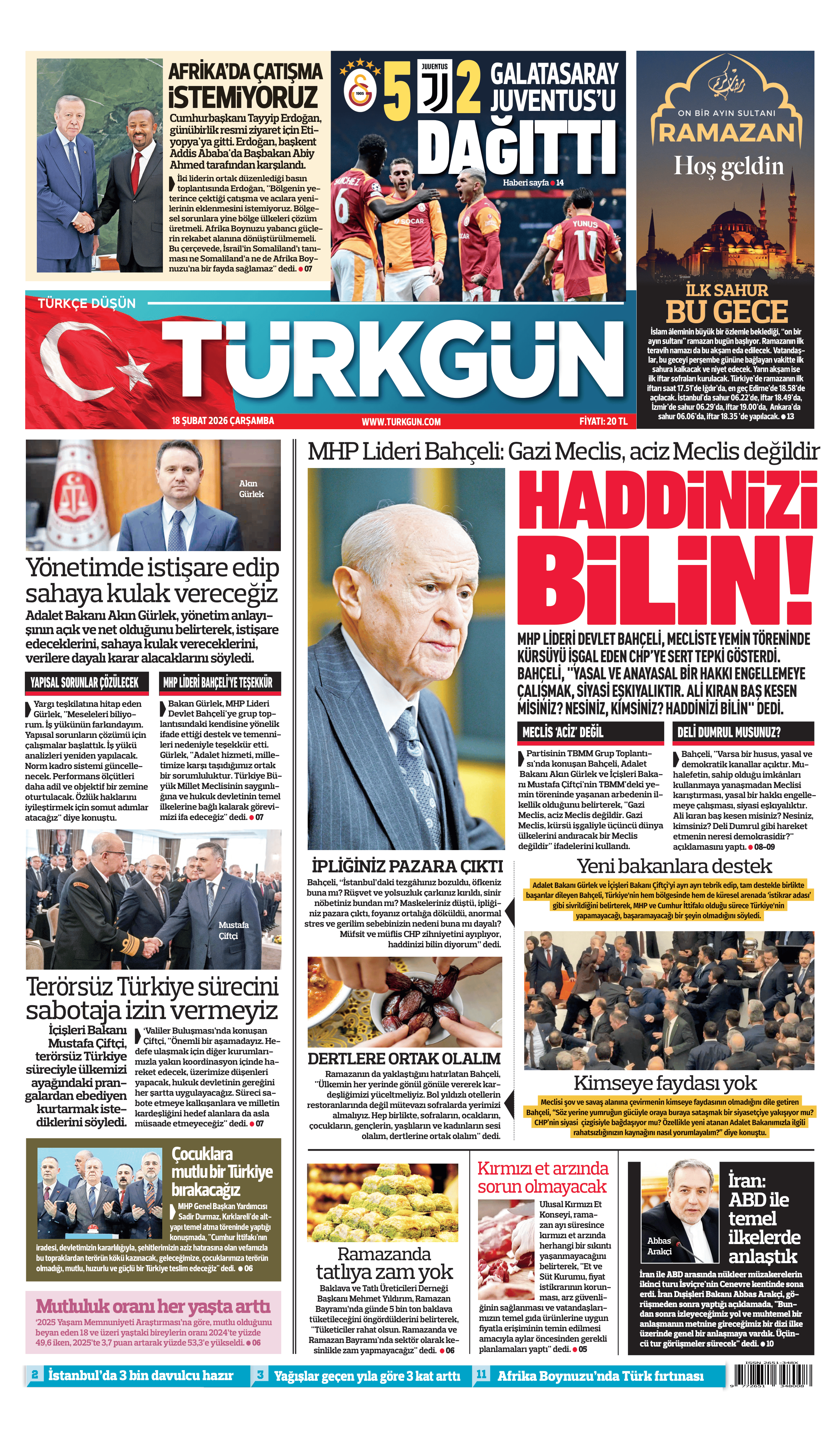 https://www.turkgun.com/Türkgün Gazetesi 18 Şubat 2026