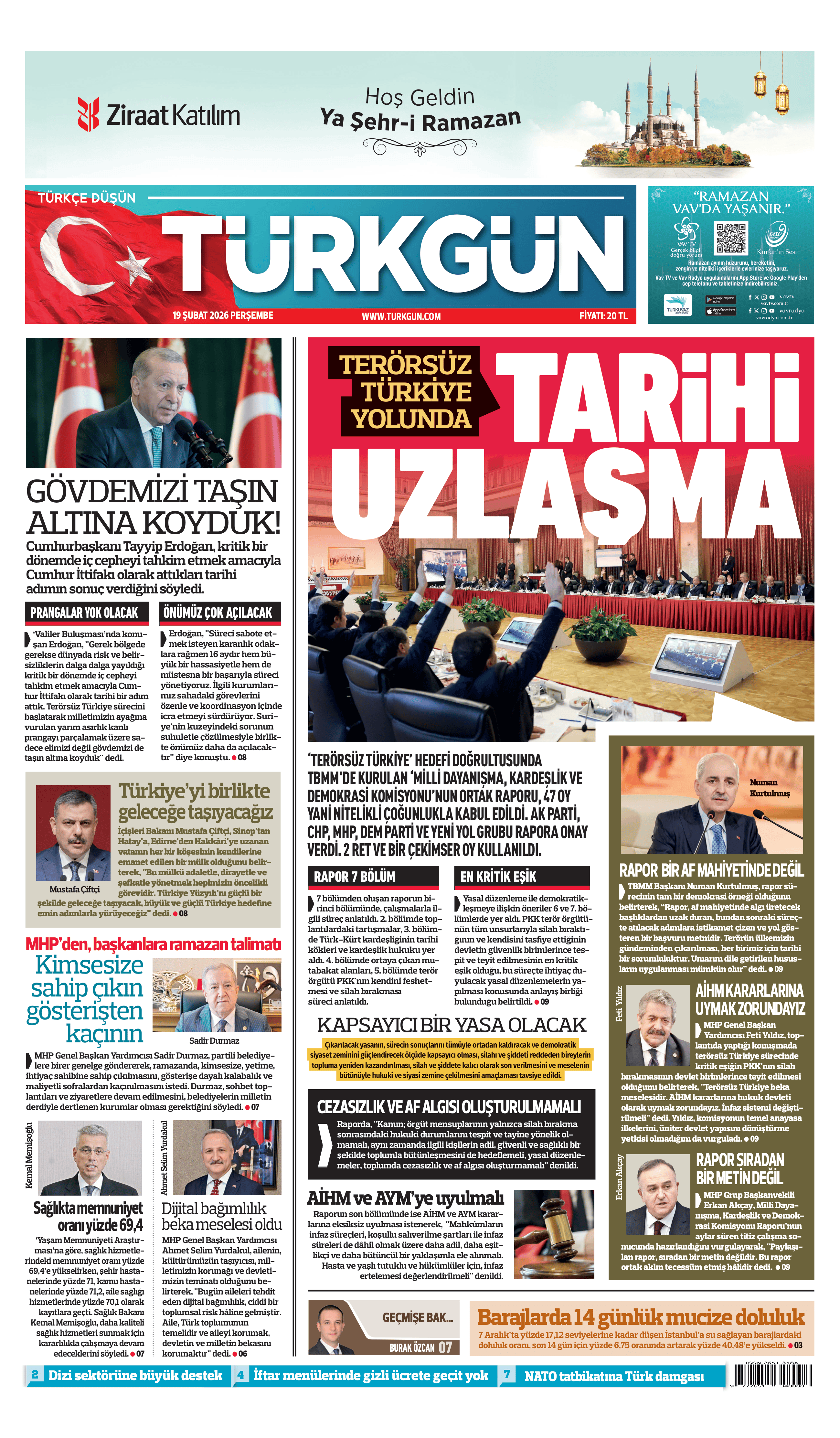 https://www.turkgun.com/Türkgün Gazetesi 19 Şubat 2026