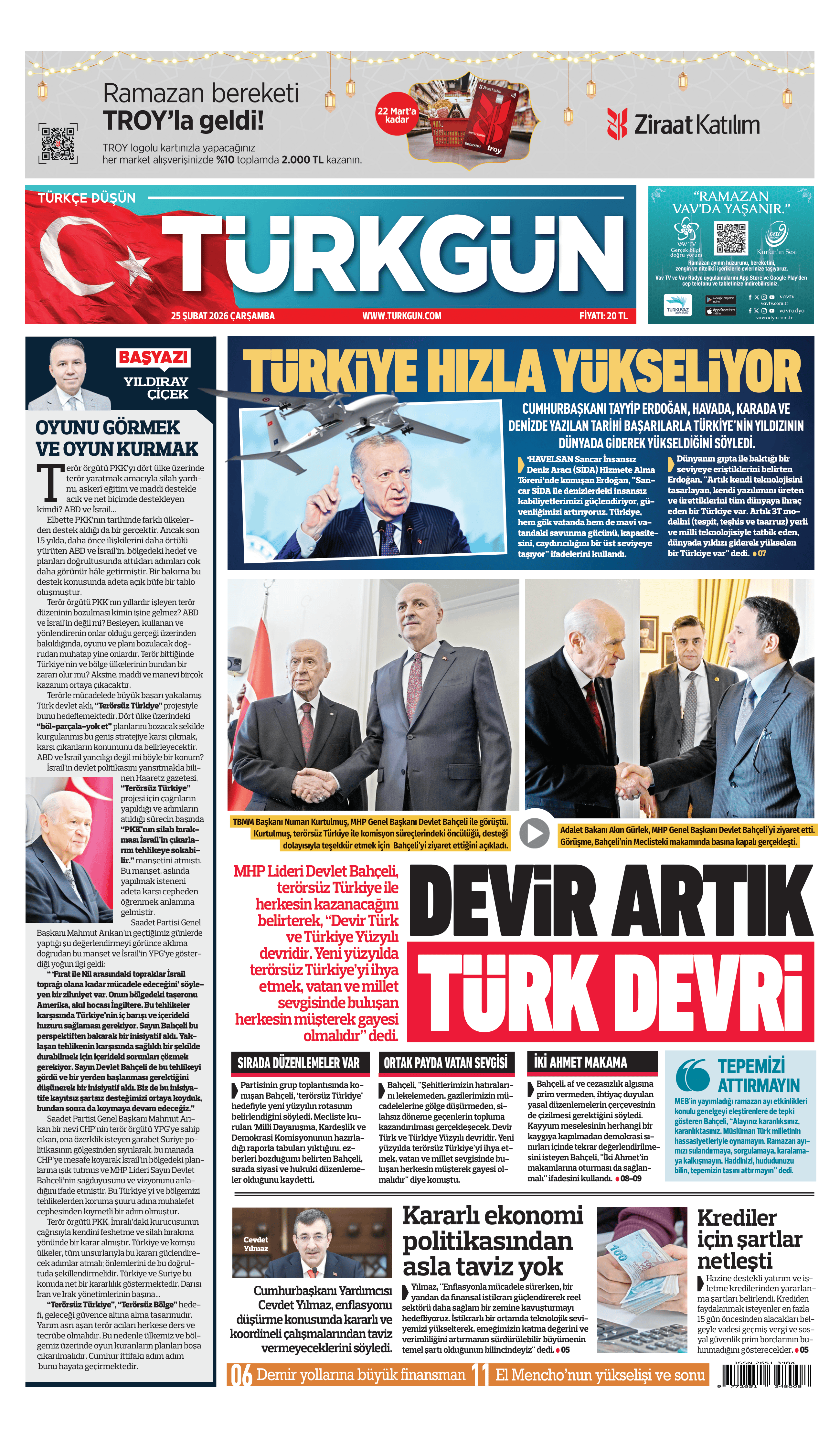 https://www.turkgun.com/Türkgün Gazetesi 25 Şubat 2026
