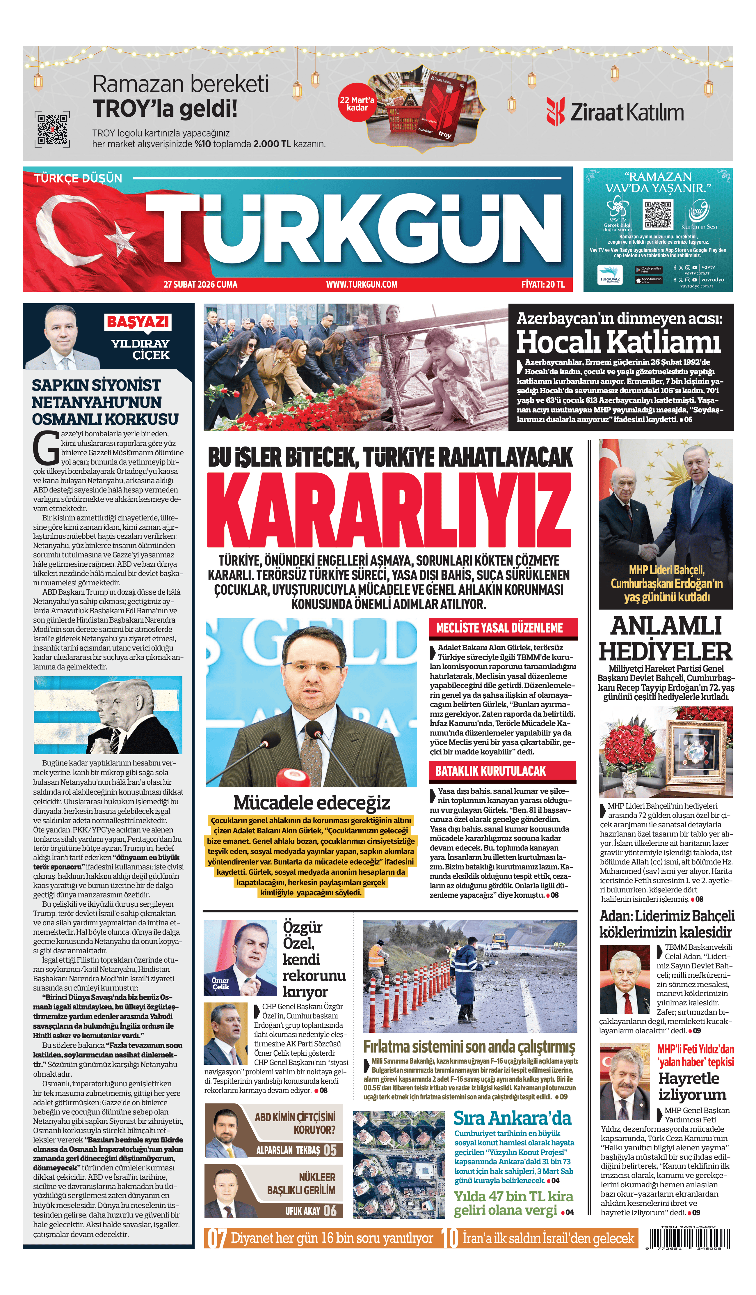 https://www.turkgun.com/Türkgün Gazetesi 27 Şubat 2026