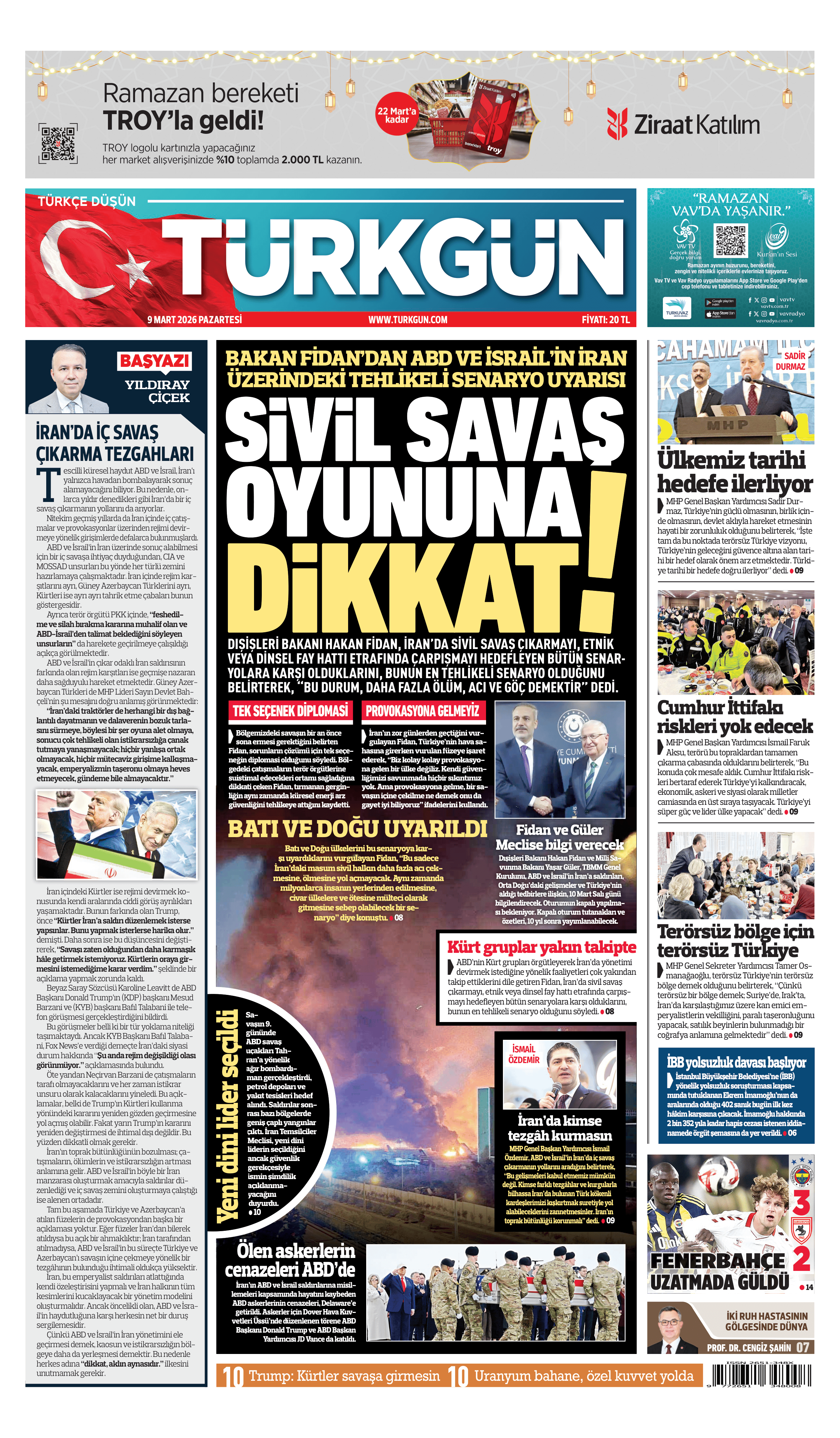 https://www.turkgun.com/Türkgün Gazetesi 9 Mart 2026