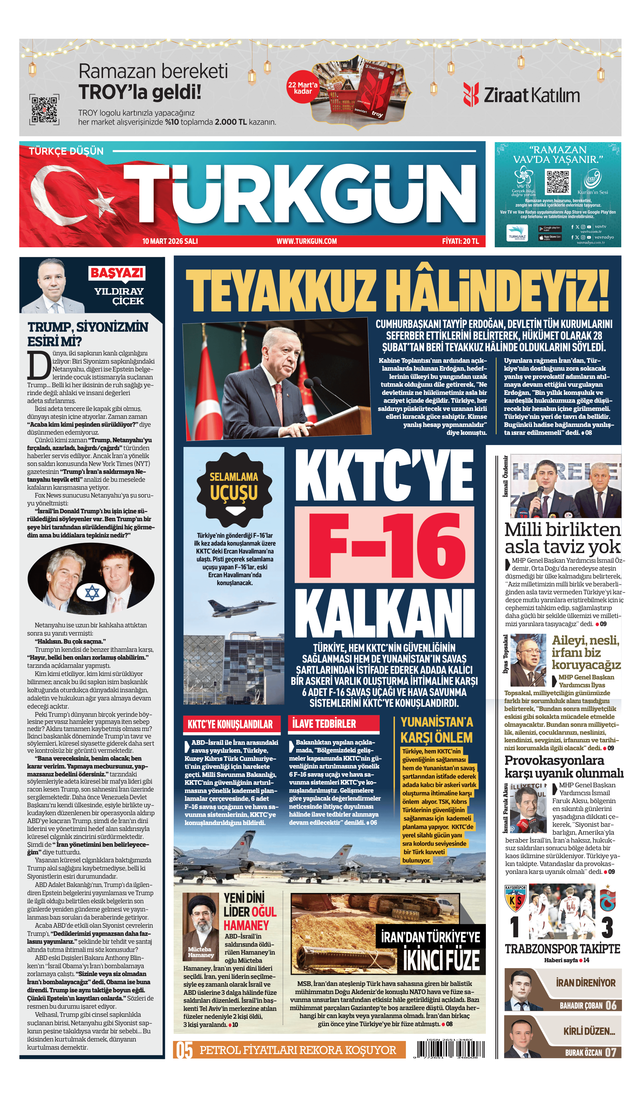 https://www.turkgun.com/Türkgün Gazetesi 10 Mart 2026